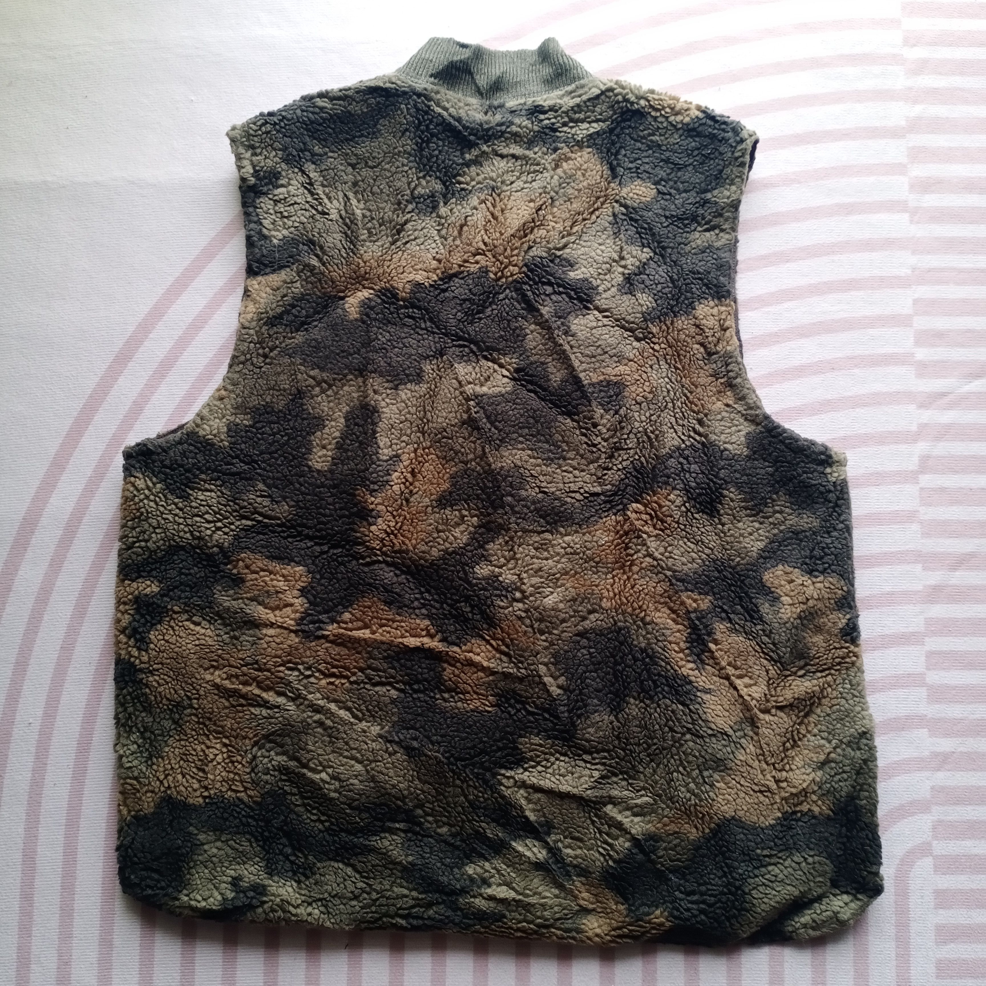 Ralph Lauren RRL DOUBLE RL Ralph Lauren Sherpa Fleece Vest - Camo Size US XL / EU 56 / 4 - 11 Thumbnail