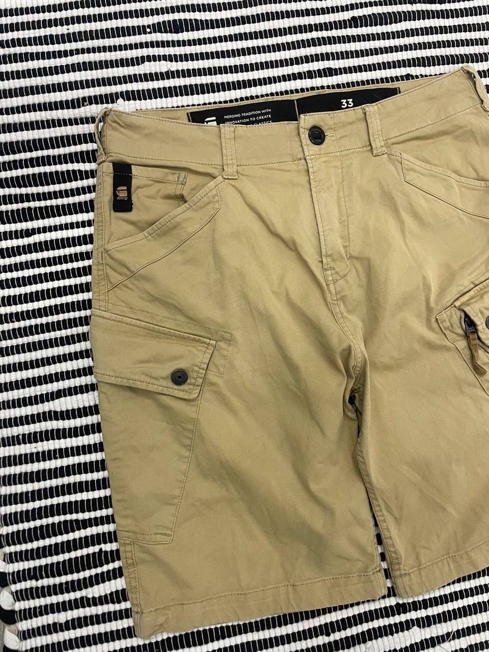 G-Star × Japanese Brand × Vintage Vintage G Star Raw Cargo Roxic Short Y2K Size US 33 - 2 Thumbnail