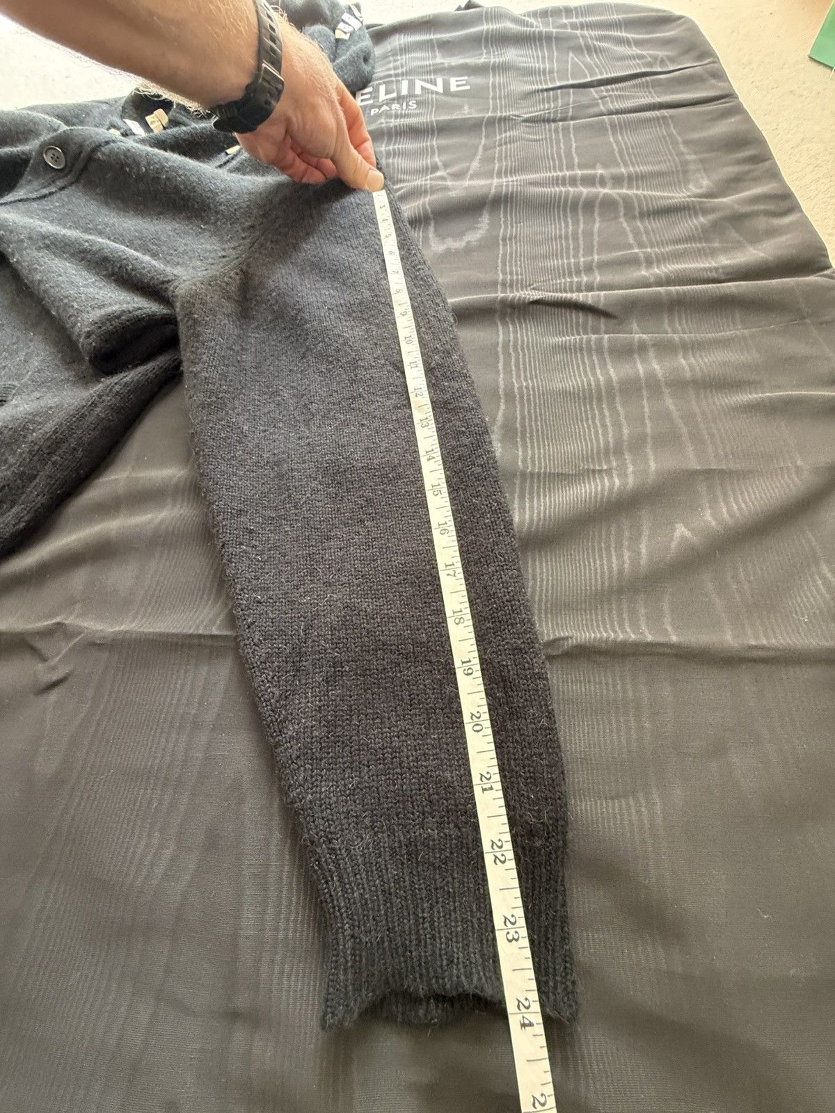 Saint Laurent Paris FW13 Saint Laurent hoodie cardigan lighter clips Hedi grail Size US S / EU 44-46 / 1 - 8 Thumbnail