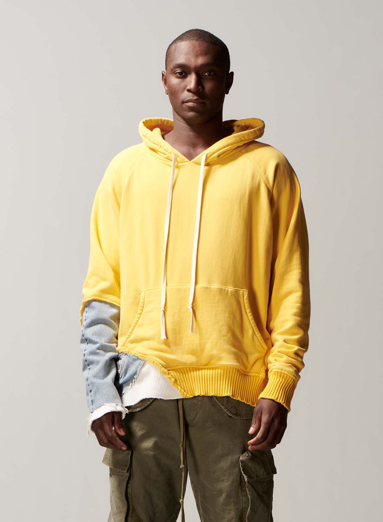 Greg Lauren Yellow Fragment Hoodie 4