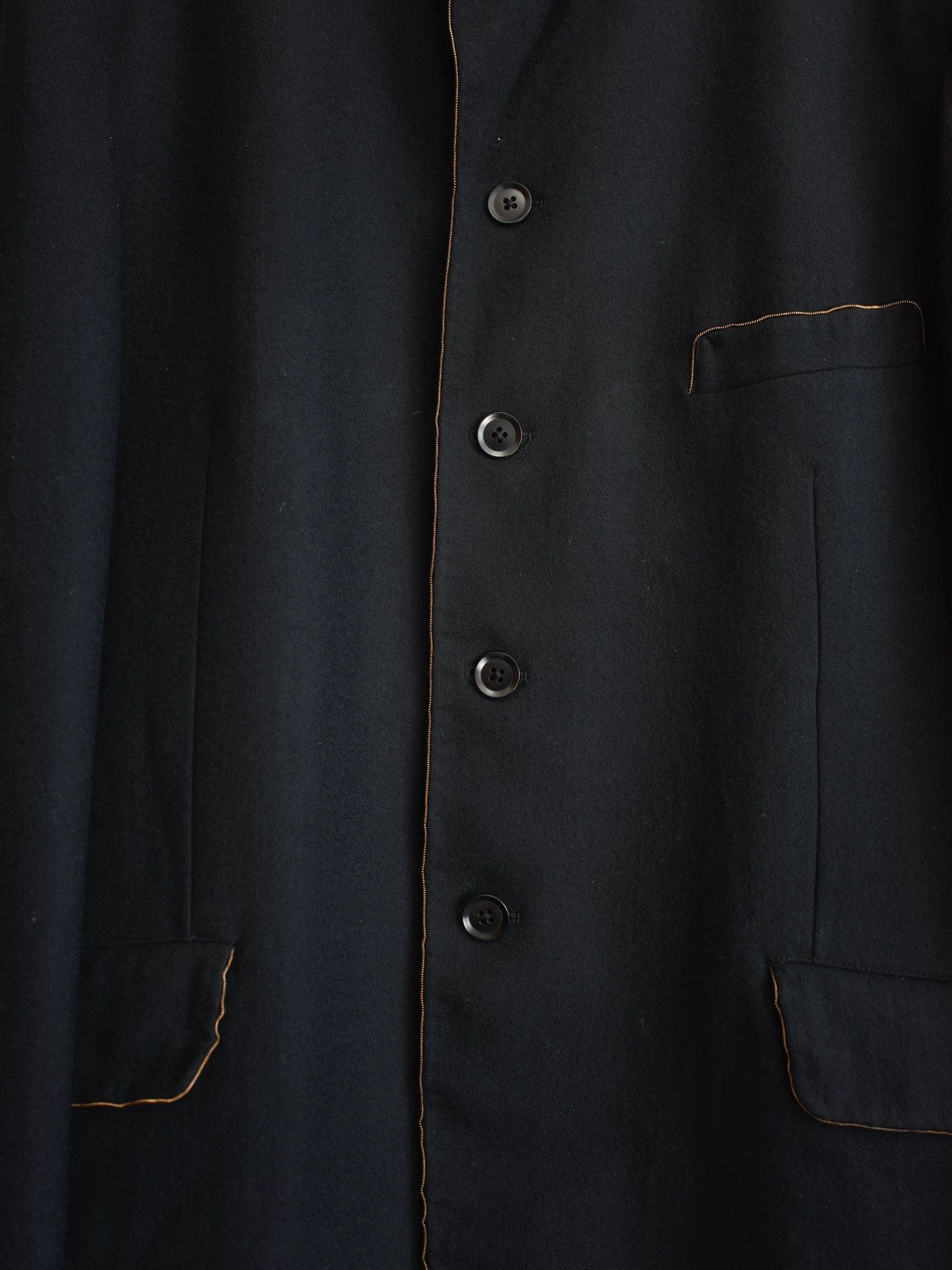 Yohji Yamamoto Yohji Yamamoto 00AW Handmade Gold Beaded Jacket Size US M / EU 48-50 / 2 - 6 Thumbnail