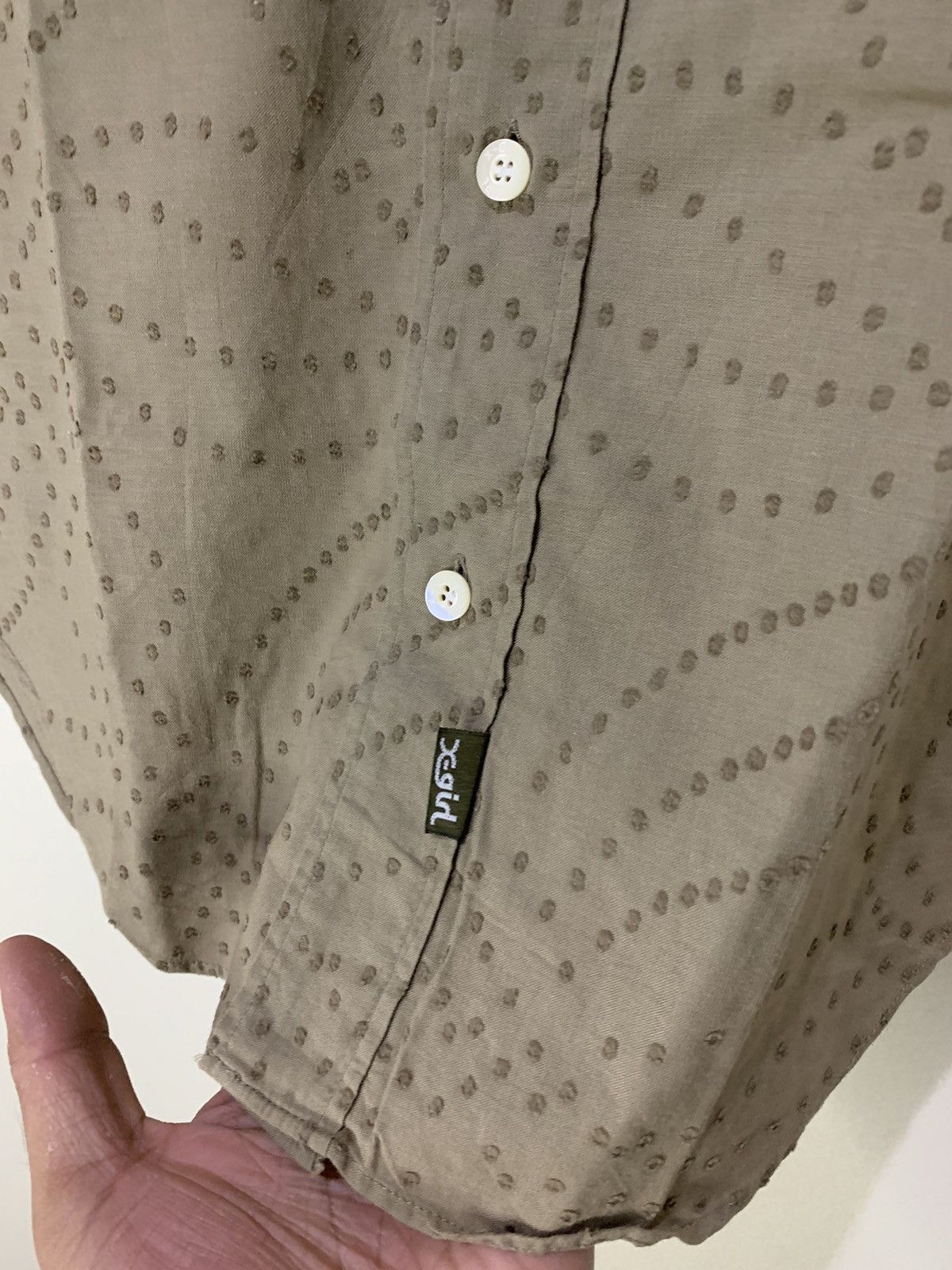 Hysteric Glamour × X-Girl Vintage X-Girl Spirall Button Up Shirt Size M / US 6-8 / IT 42-44 - 3 Thumbnail