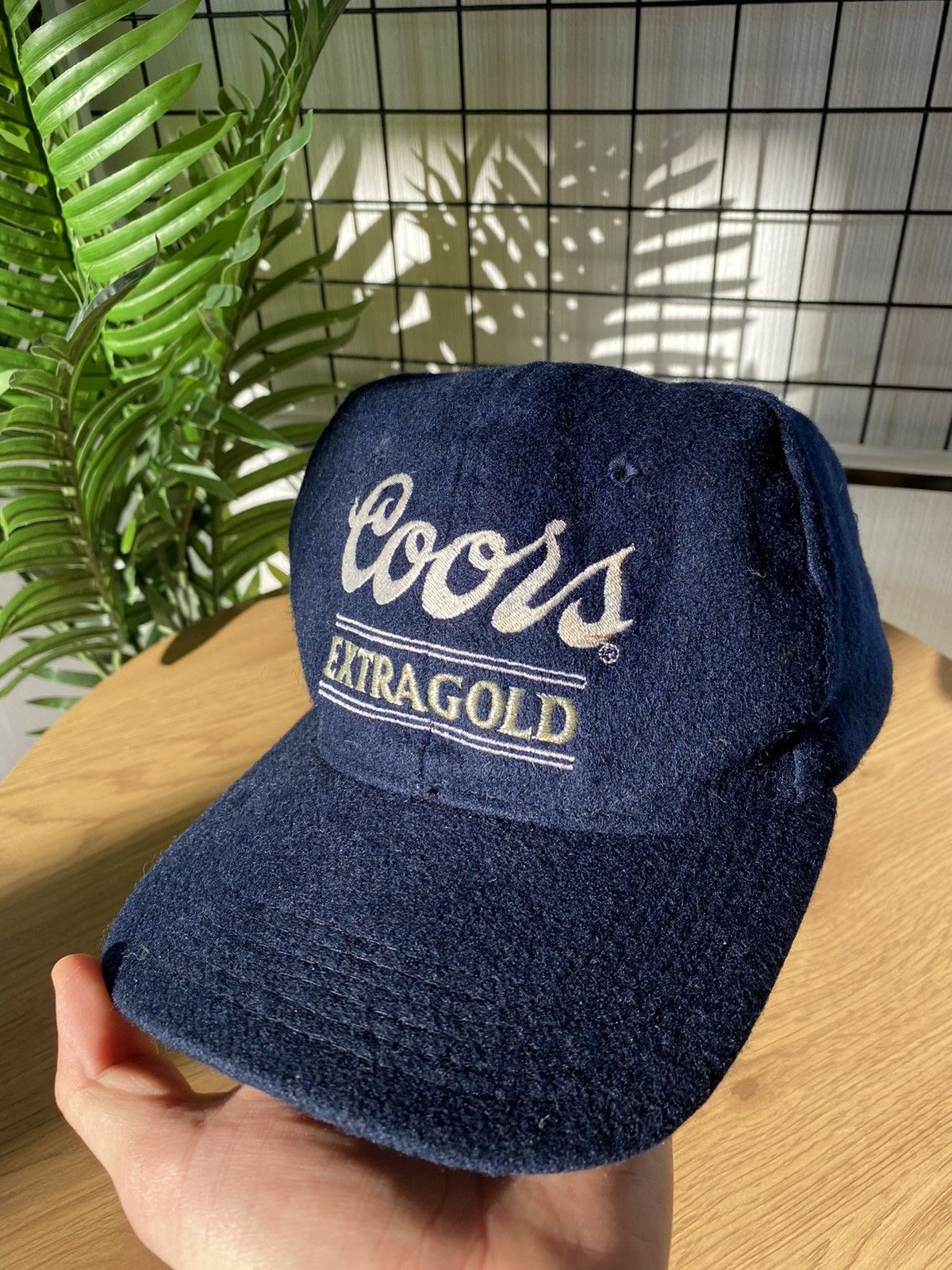 Budweiser × Vintage Vintage Coors Wool “Extra Gold Beer” Hat Men’s Hat 90’s OS Size ONE SIZE - 1 Thumbnail