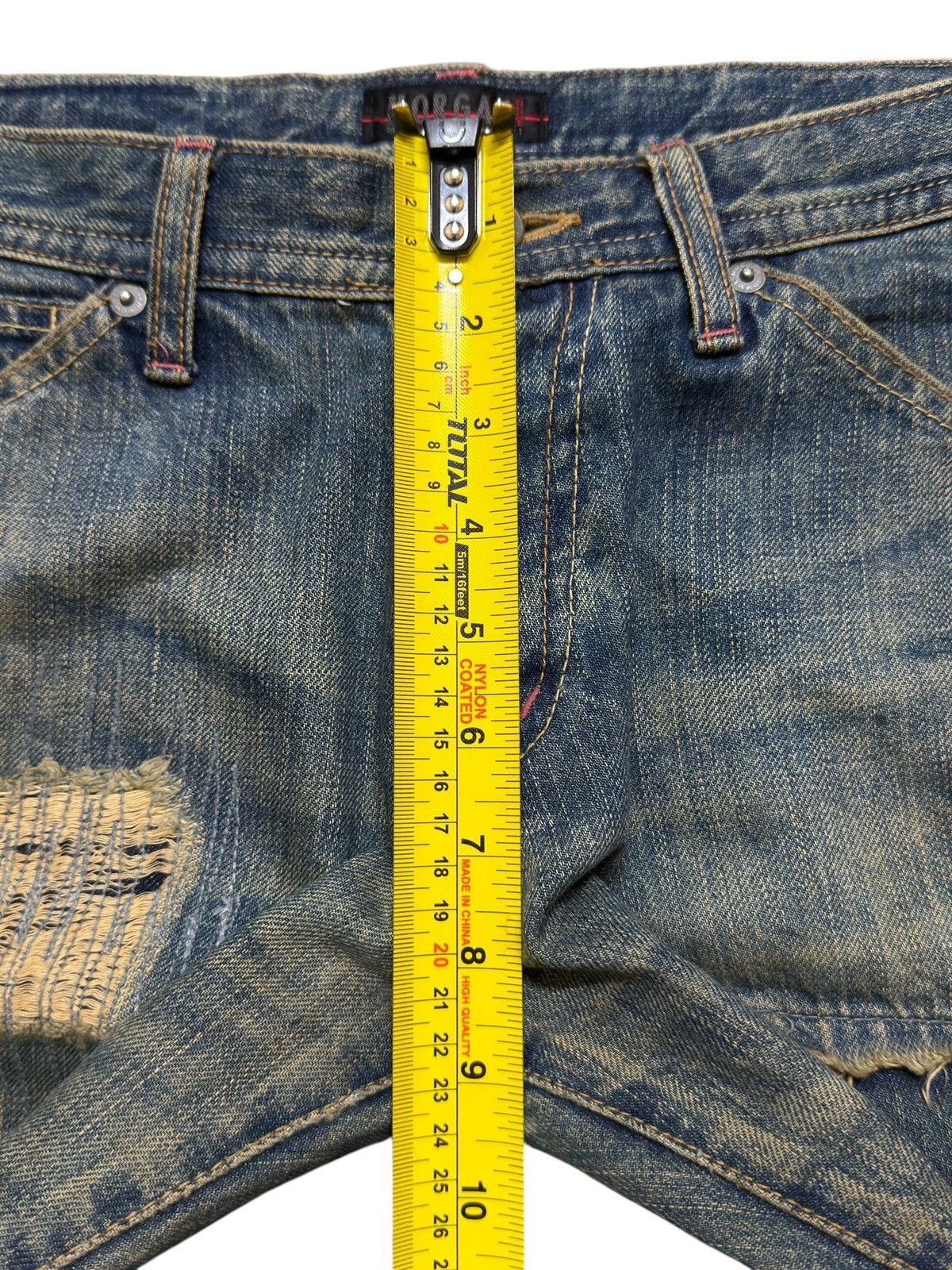Morgan Homme Vintage Japan Morgan Homee Sashiko Boro Distressed Wide Leg Size US 29 - 15 Thumbnail