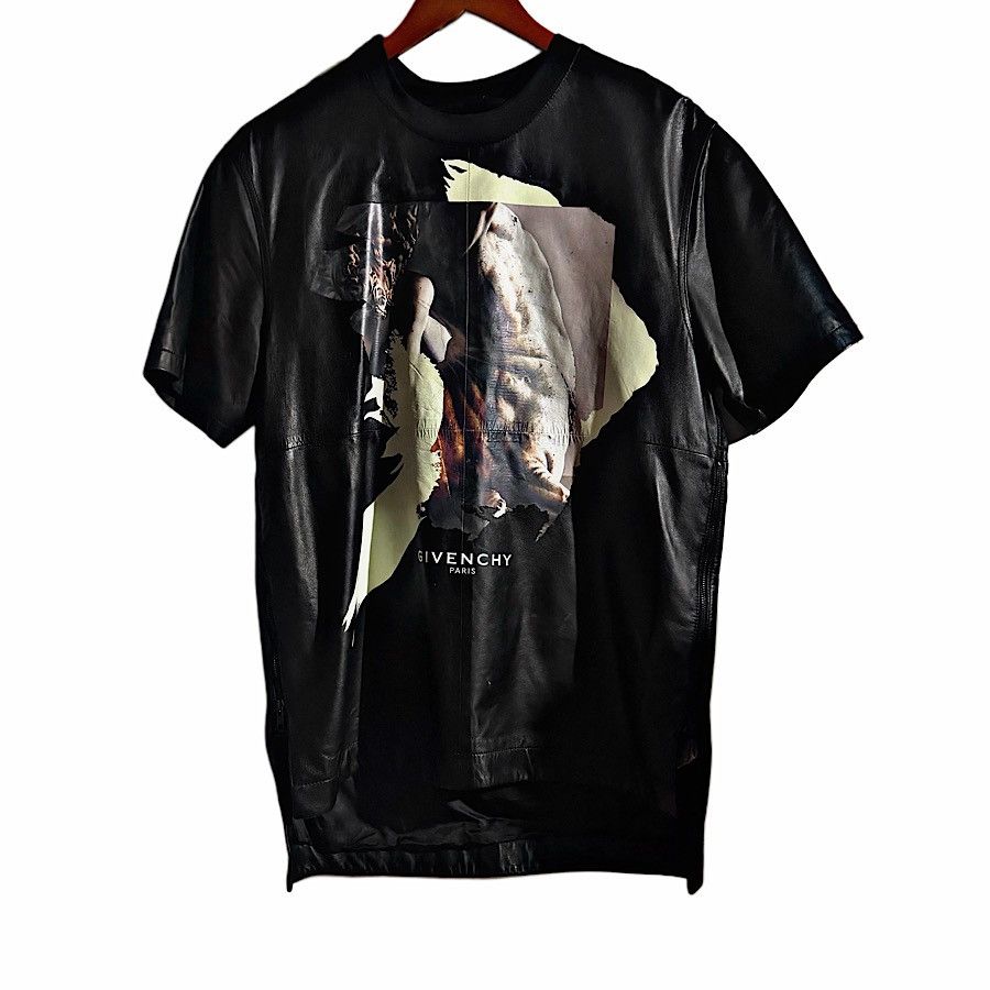 Givenchy Authentic Givenchy Riccardo Tisci Side ZipLambskin Shirt Size US S / EU 44-46 / 1 - 1 Thumbnail