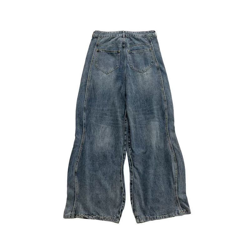 Japanese Brand × Jean Street Wash Wide Leg Casual Jeans Size US 32 / EU 48 - 3 Thumbnail