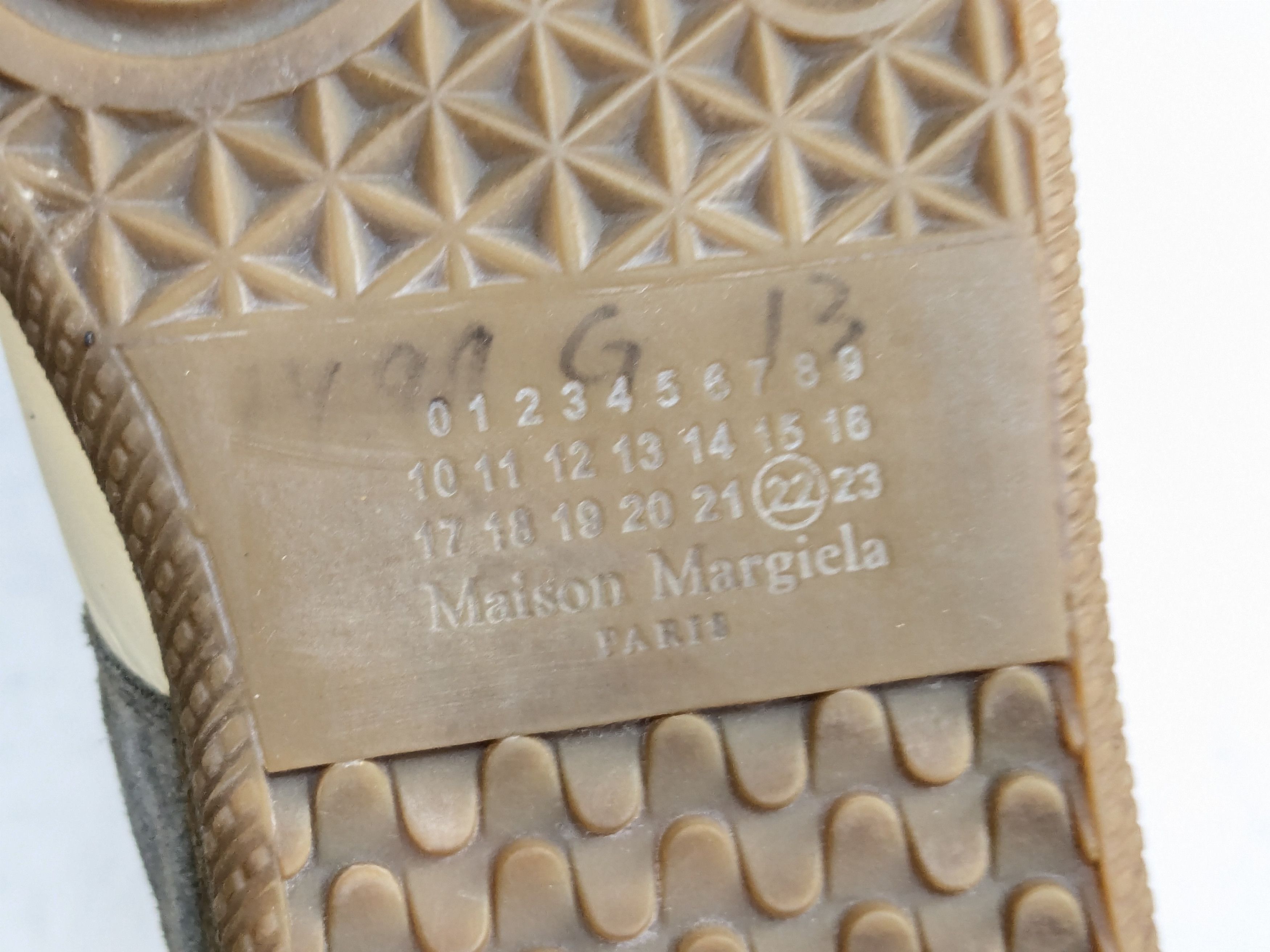 Maison Margiela Maison Margiela Replica GAT White Gray Orange 10 43 Low Size US 10 / EU 43 - 15 Thumbnail
