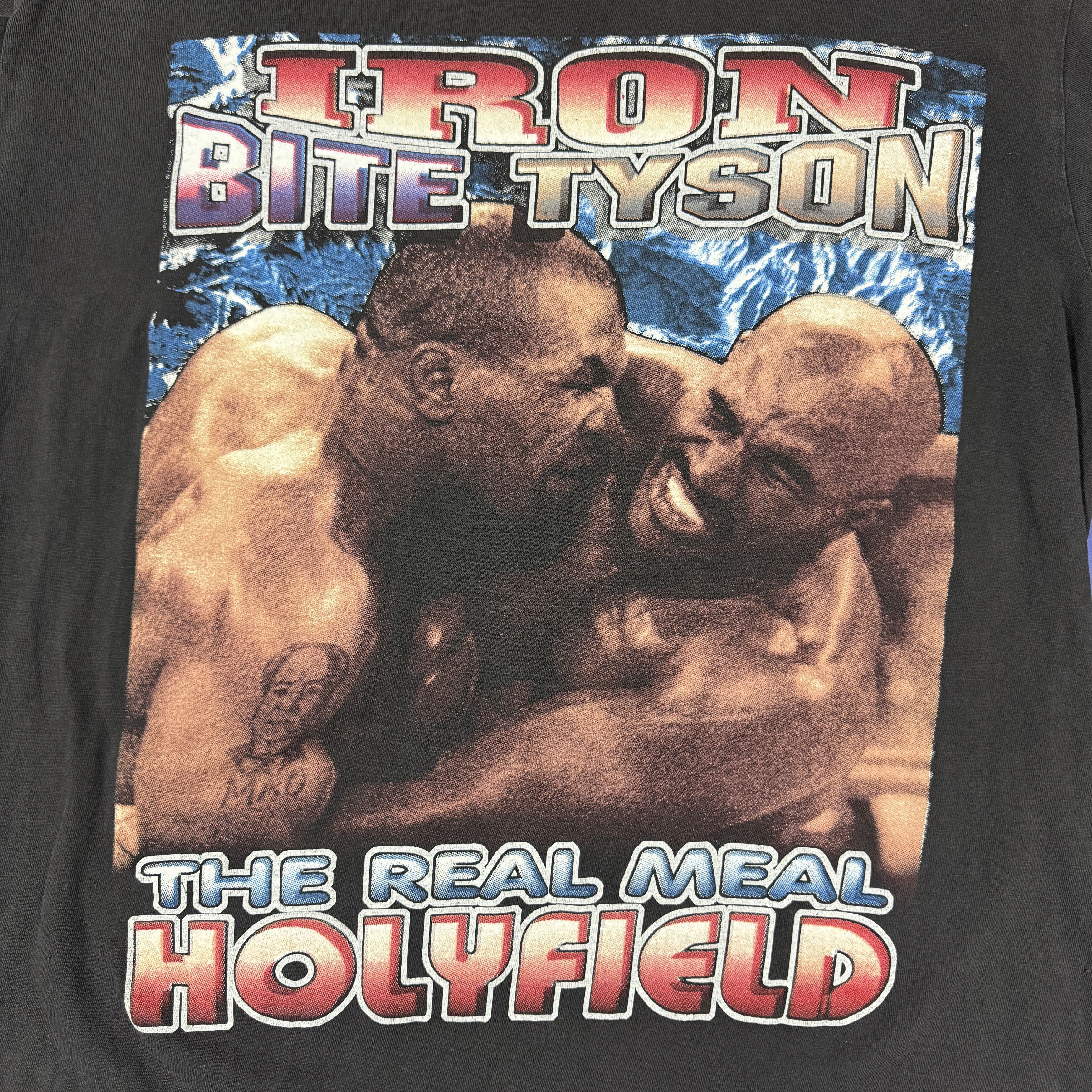 Rap Tees Vintage Iron Mike Tyson Just bite it Shirt Rap tee Size US XL / EU 56 / 4 - 3 Thumbnail