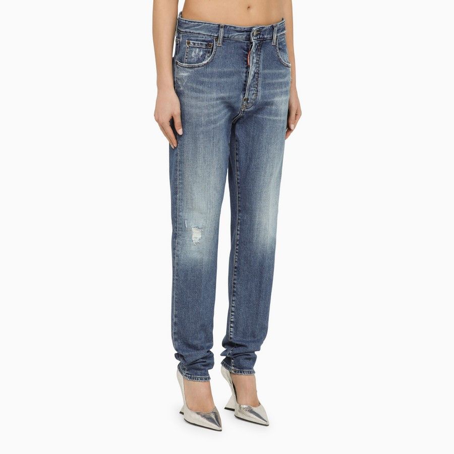Dsquared2 o1d2blof0824 Denim Jeans in Blue Size 28" / US 6 / IT 42 - 3 Thumbnail
