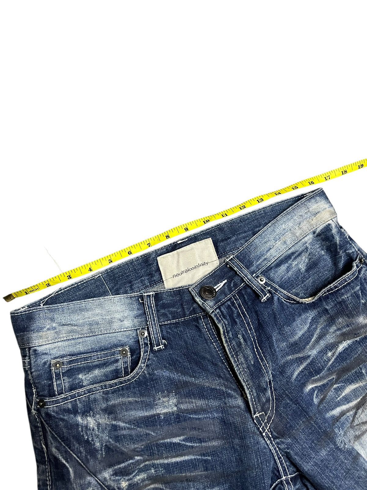 Neutral Infinity Clawmark Seditionaries Distressed Denim