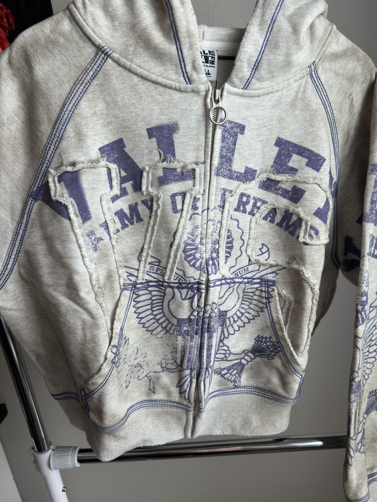 Vale Vale Forever Army Zip Up Grey Size US S / EU 44-46 / 1 - 3 Thumbnail