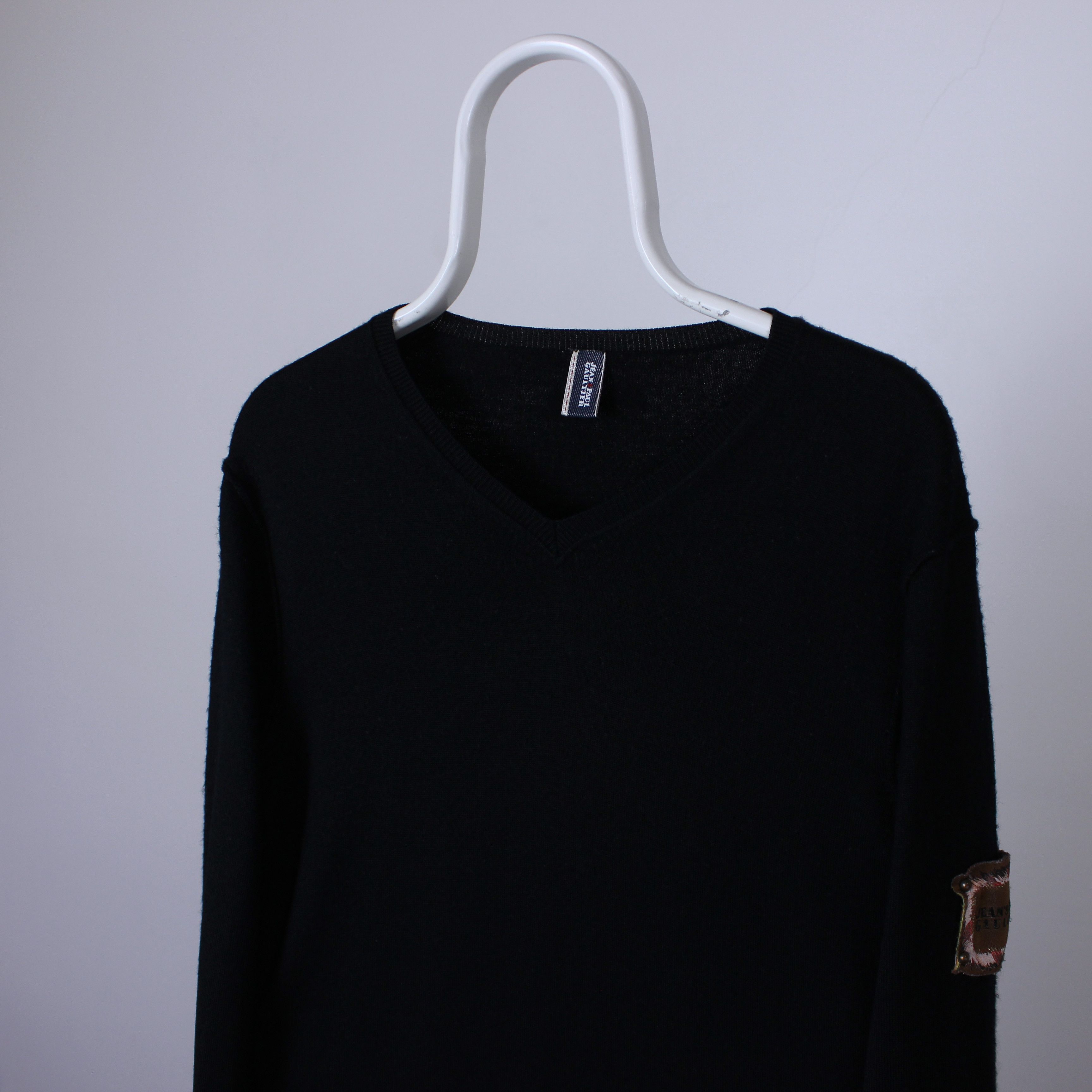 Jean Paul Gaultier Jean Paul Gaultier sweater wool black S M Size US M / EU 48-50 / 2 - 2 Thumbnail