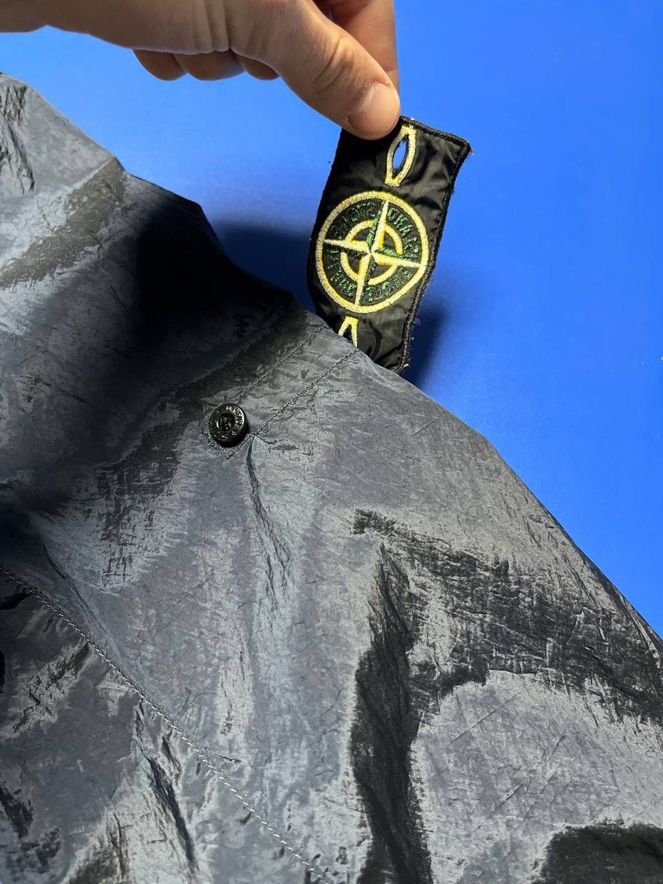 Stone Island Stone Island 2007 Navy Nylon Metal Quilted Bomber Jacket Size US M / EU 48-50 / 2 - 11 Thumbnail