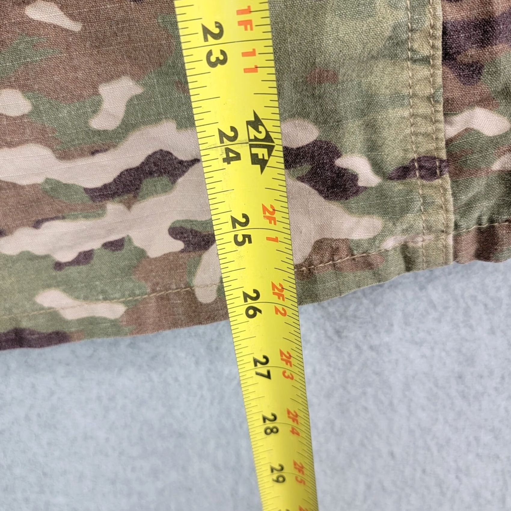 Vintage US Army Camouflage Button-Up Shirt Perimeter Insect Guard Men's M Short Sleeve Long Sleeve Breathable Pockets Green Army Size US M / EU 48-50 / 2 - 7 Thumbnail