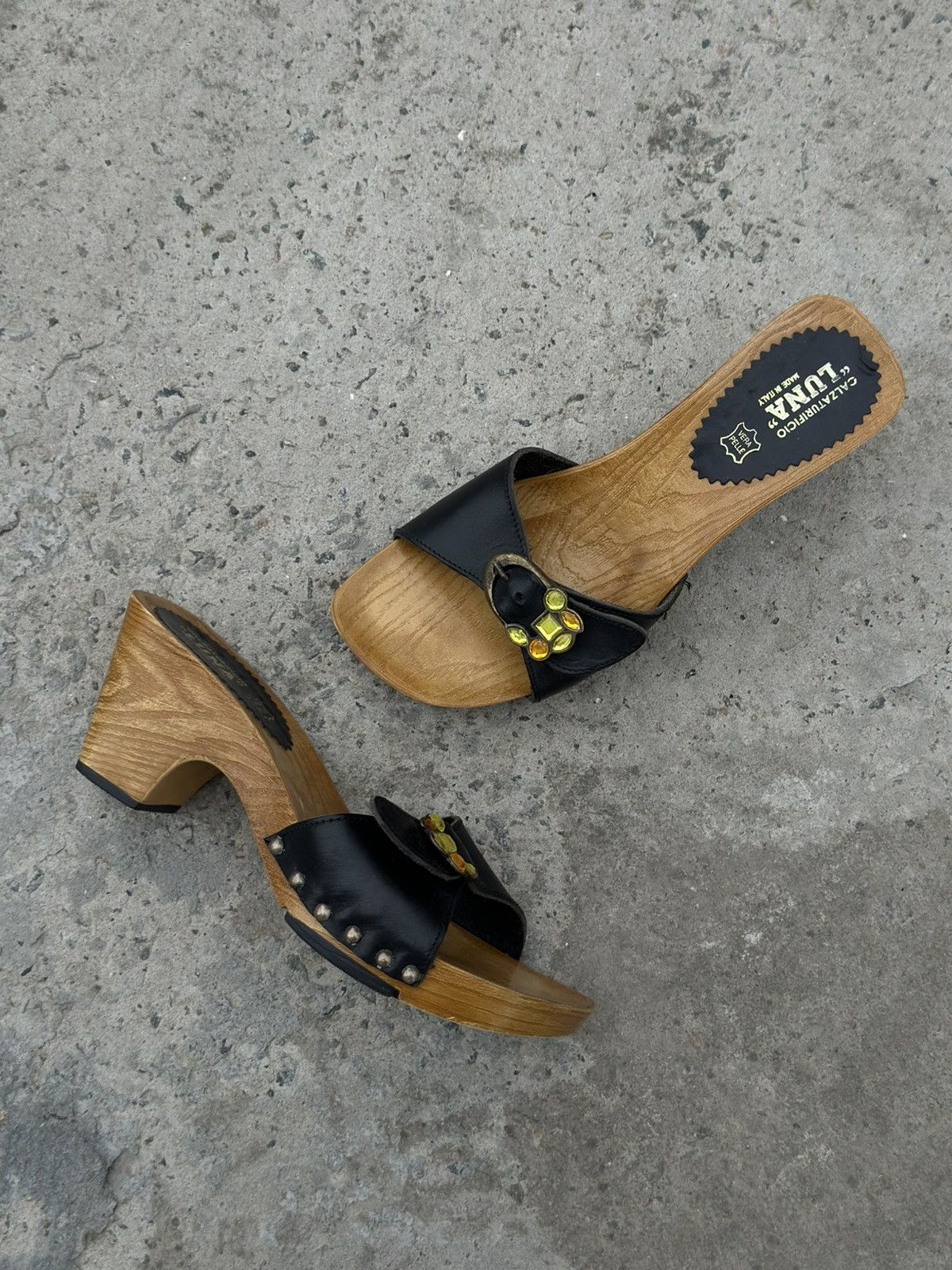 BWOOD Luxury Сalzaturificio Luna Heels Made Of Wood Moons 38 size Size US 8 / IT 38 - 3 Thumbnail