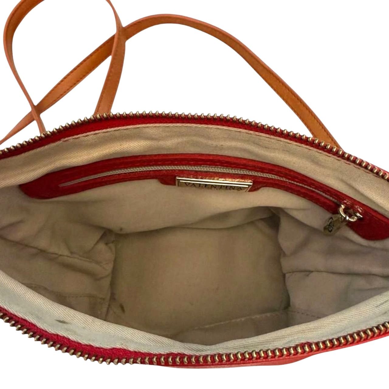 NBDN Nobrandedon Valentina Red Crossbody Leather Bag Purse Size ONE SIZE - 8 Thumbnail