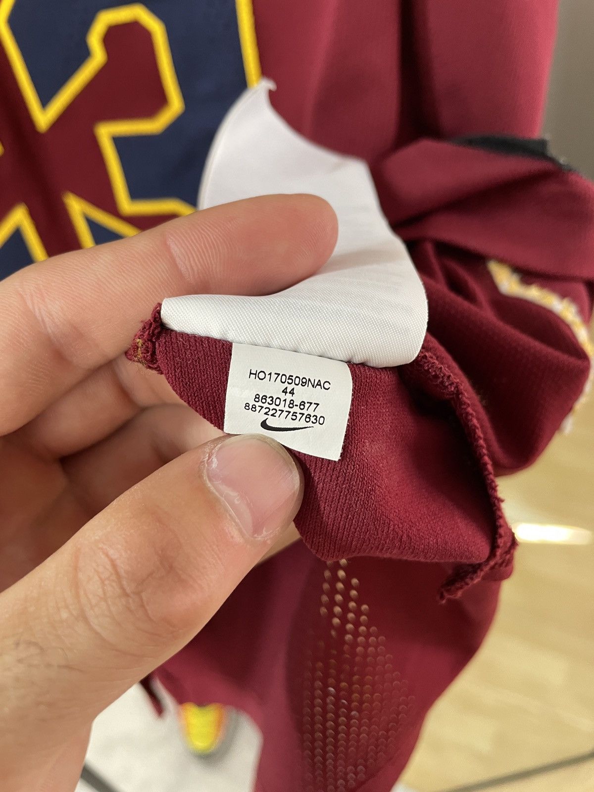 Nike Nike Lebron James #23 Official Game Soccer Jersey Size US M / EU 48-50 / 2 - 11 Thumbnail