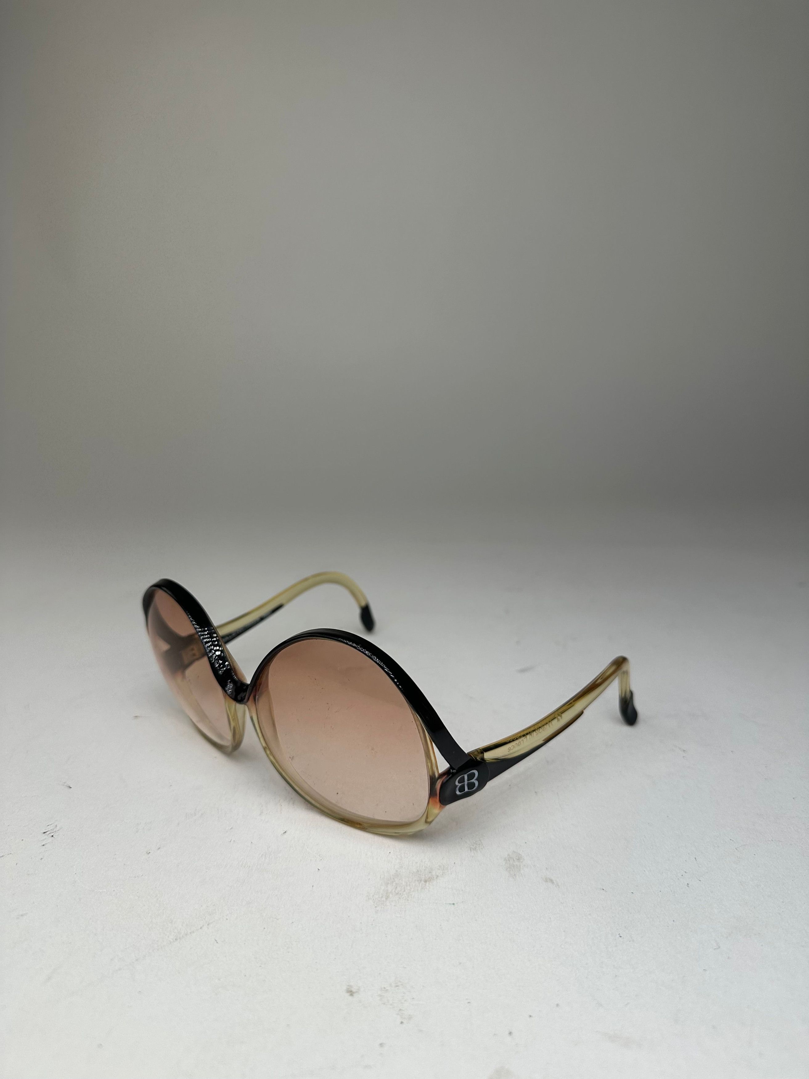 Balenciaga Vintage Acetate Sunglasses Black Size ONE SIZE - 1 Thumbnail
