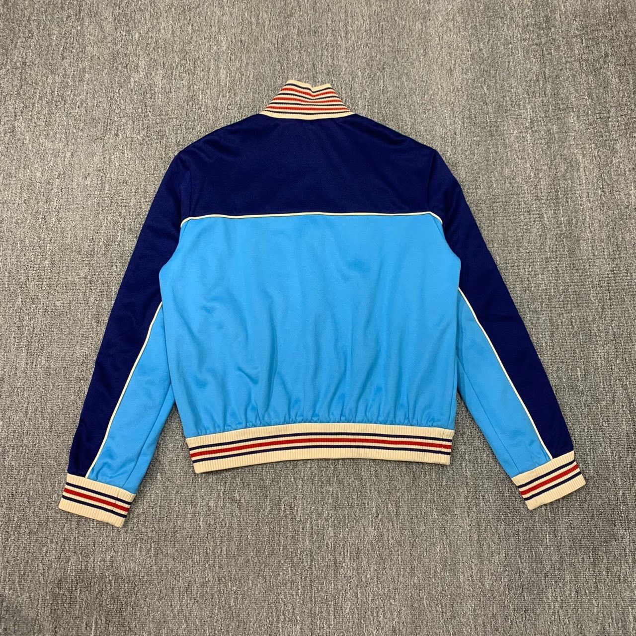 Gucci Gucci blue side striped logo jacket 2501-Nextarrow Size US L / EU 52-54 / 3 - 2 Thumbnail