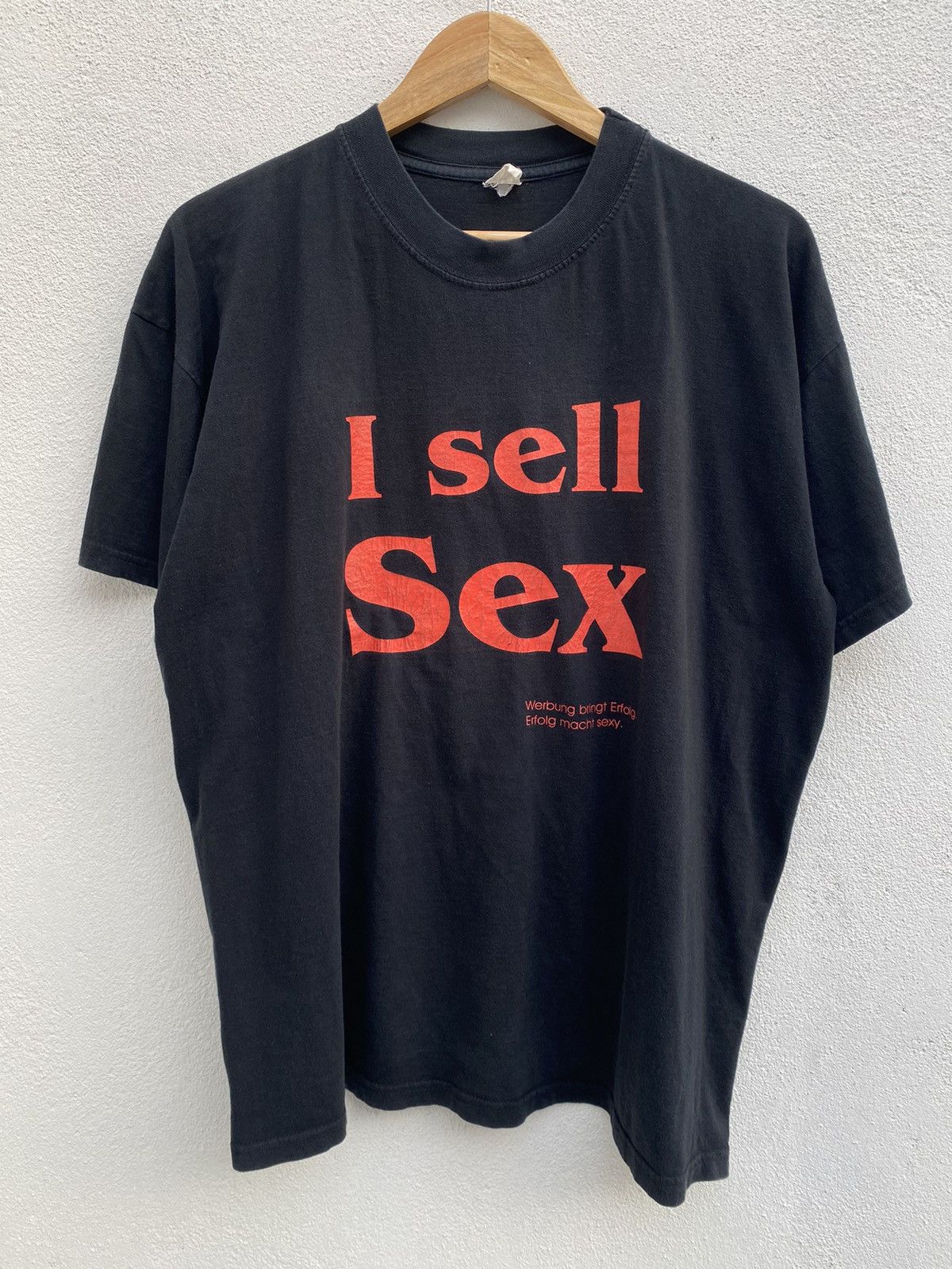 Vintage Vintage 90s I Sell Sex Erotic Archive T-Shirt Size US XL / EU 56 / 4 - 5 Thumbnail