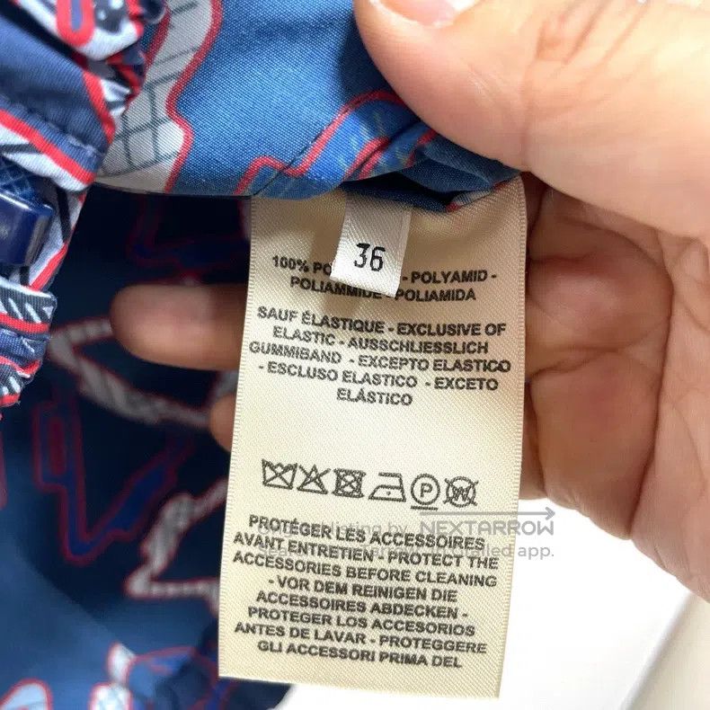Hermes Hermes Blue Short Printed Windbreaker Jacket Size XS / US 0-2 / IT 36-38 - 5 Thumbnail