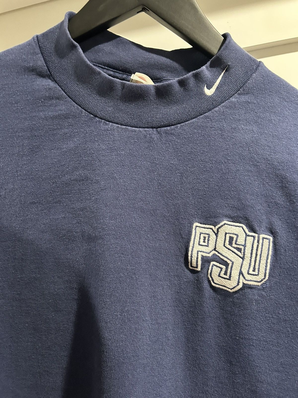 Nike 90s Nike ‘PSU’ Turtle Neck Long Sleeve Made in USA Size US M / EU 48-50 / 2 - 2 Thumbnail