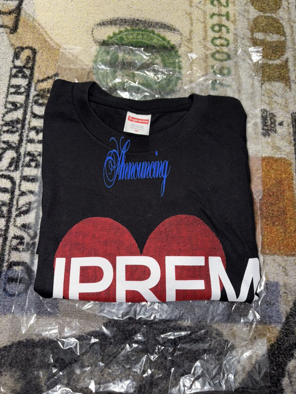 Supreme Supreme Announcing Tee Black Size US M / EU 48-50 / 2 - 1 Thumbnail