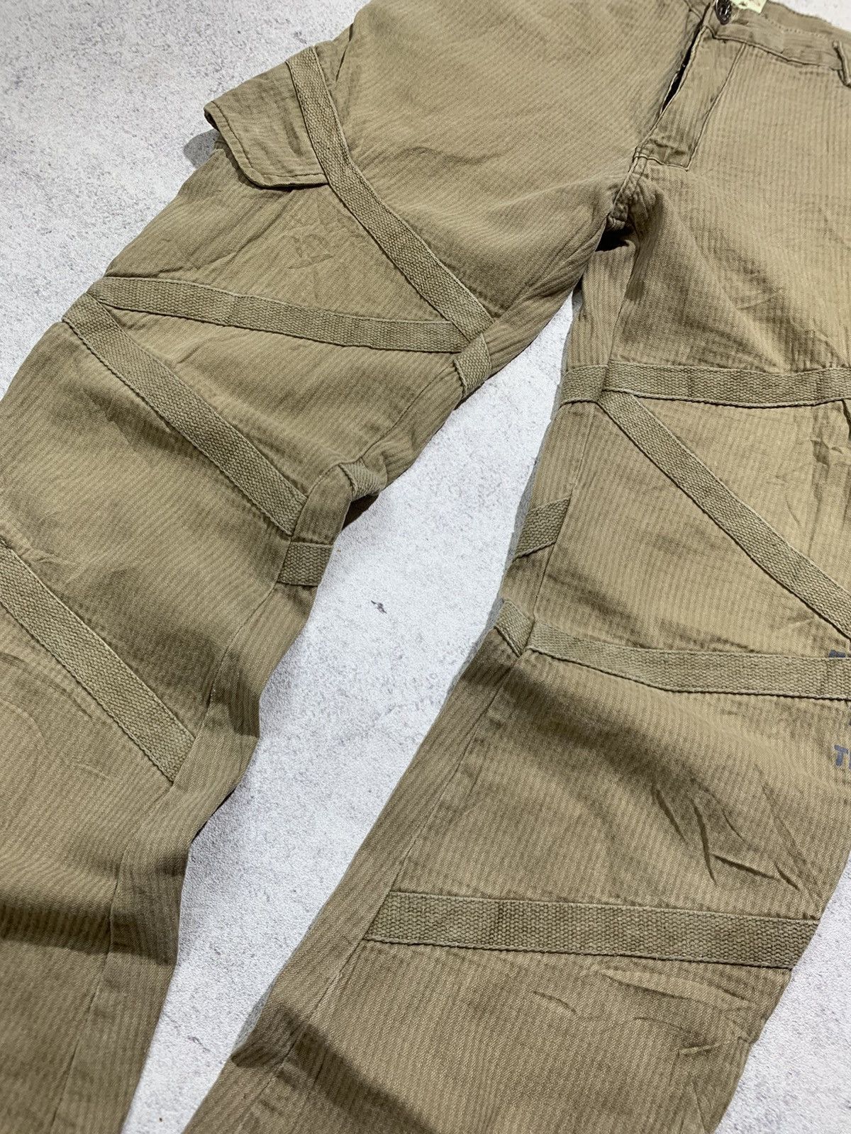 If Six Was Nine × PPFM × Tornado Mart Xunglong poem panelled hidden cargo pants Size US 32 / EU 48 - 5 Thumbnail