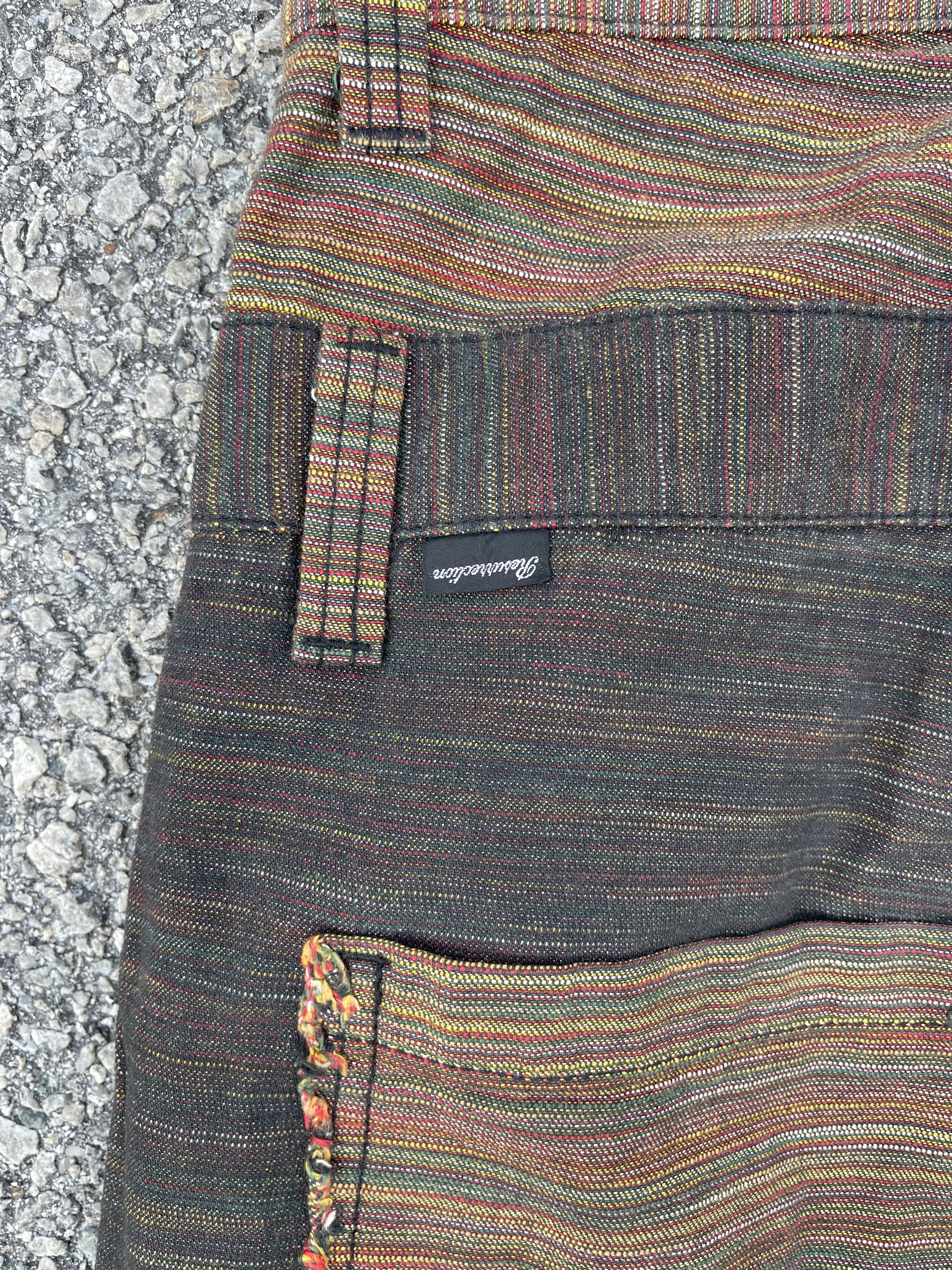 Beauty Beast × If Six Was Nine × Le Grande Bleu (L.G.B.) Resurrection Double Waist Low Pocket Multicolour Slubby Size US 34 / EU 50 - 16 Thumbnail