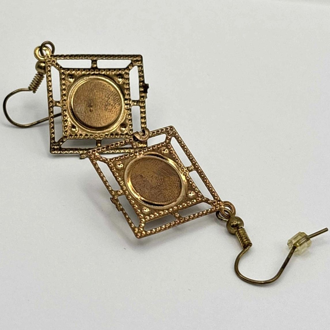 Other Gold & Blue Stone Earrings Size ONE SIZE - 5 Thumbnail