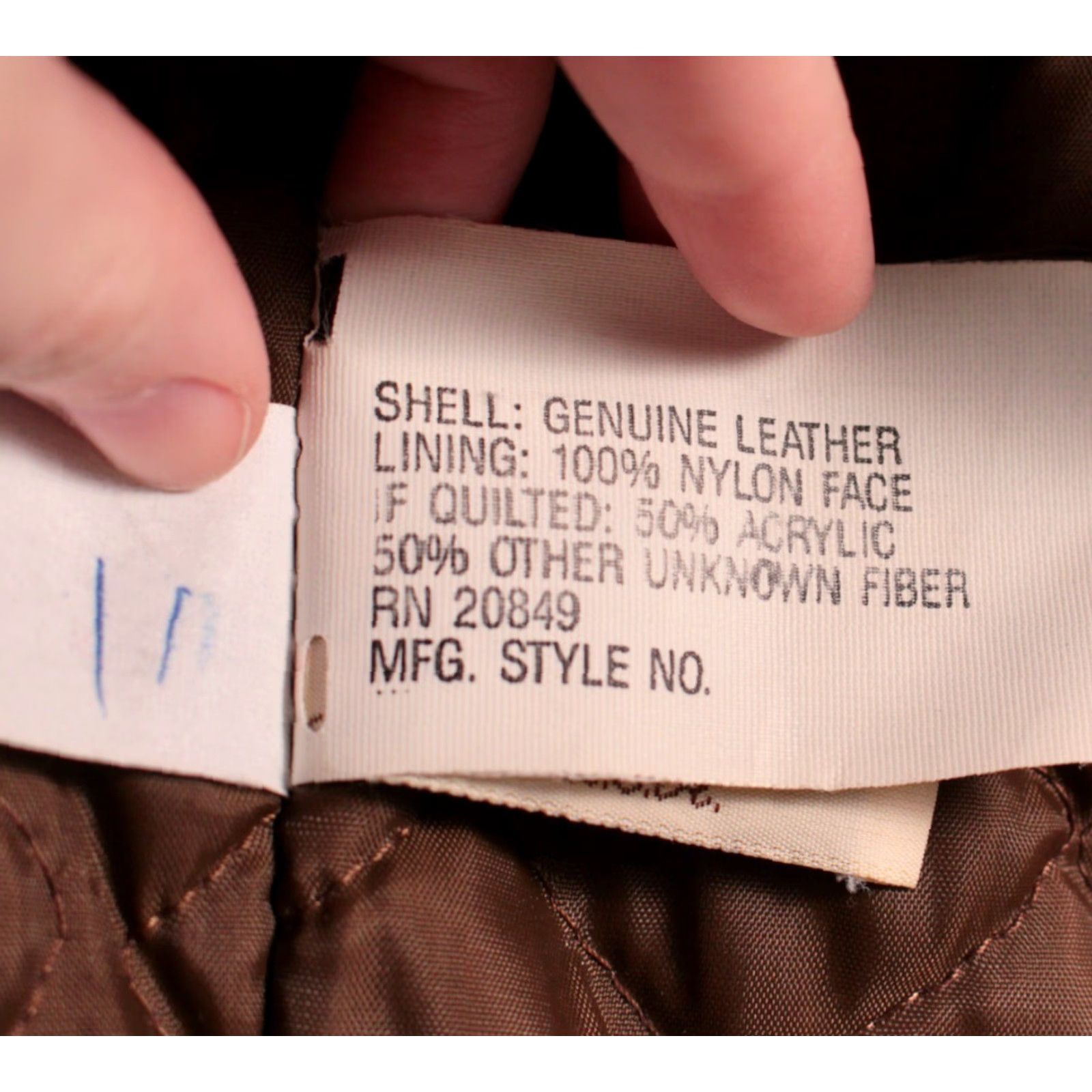 Vintage VTG Excelled Brown Leather Bomber Jacket Mens 70s 80s Sz 44 M 54 Chest Regular Size Vintage Jacket Size US S / EU 44-46 / 1 - 6 Thumbnail