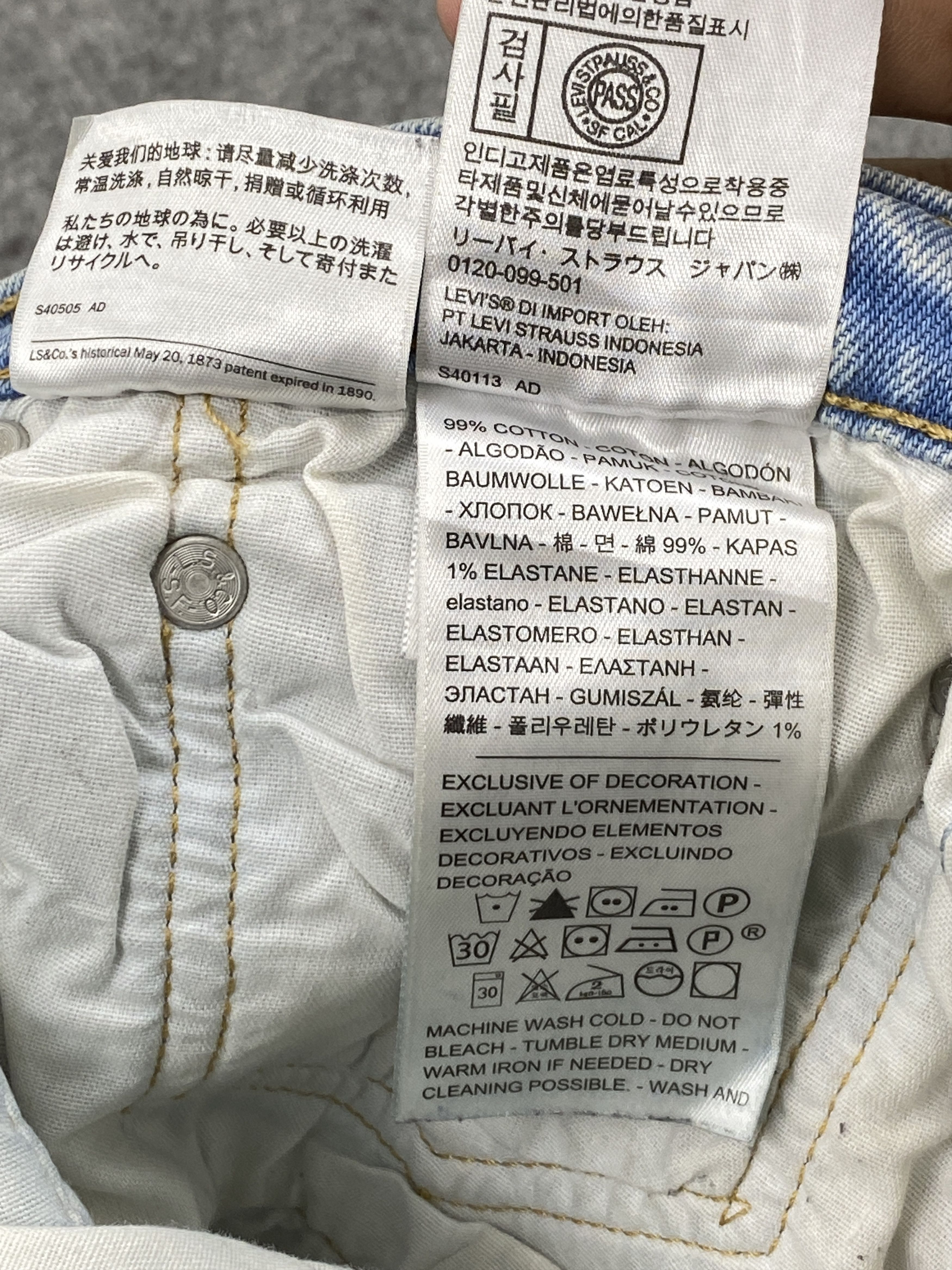 Levi's Vintage Levis 501 Light Wash Blue Jeans DP2755 Size US 32 / EU 48 - 8 Thumbnail