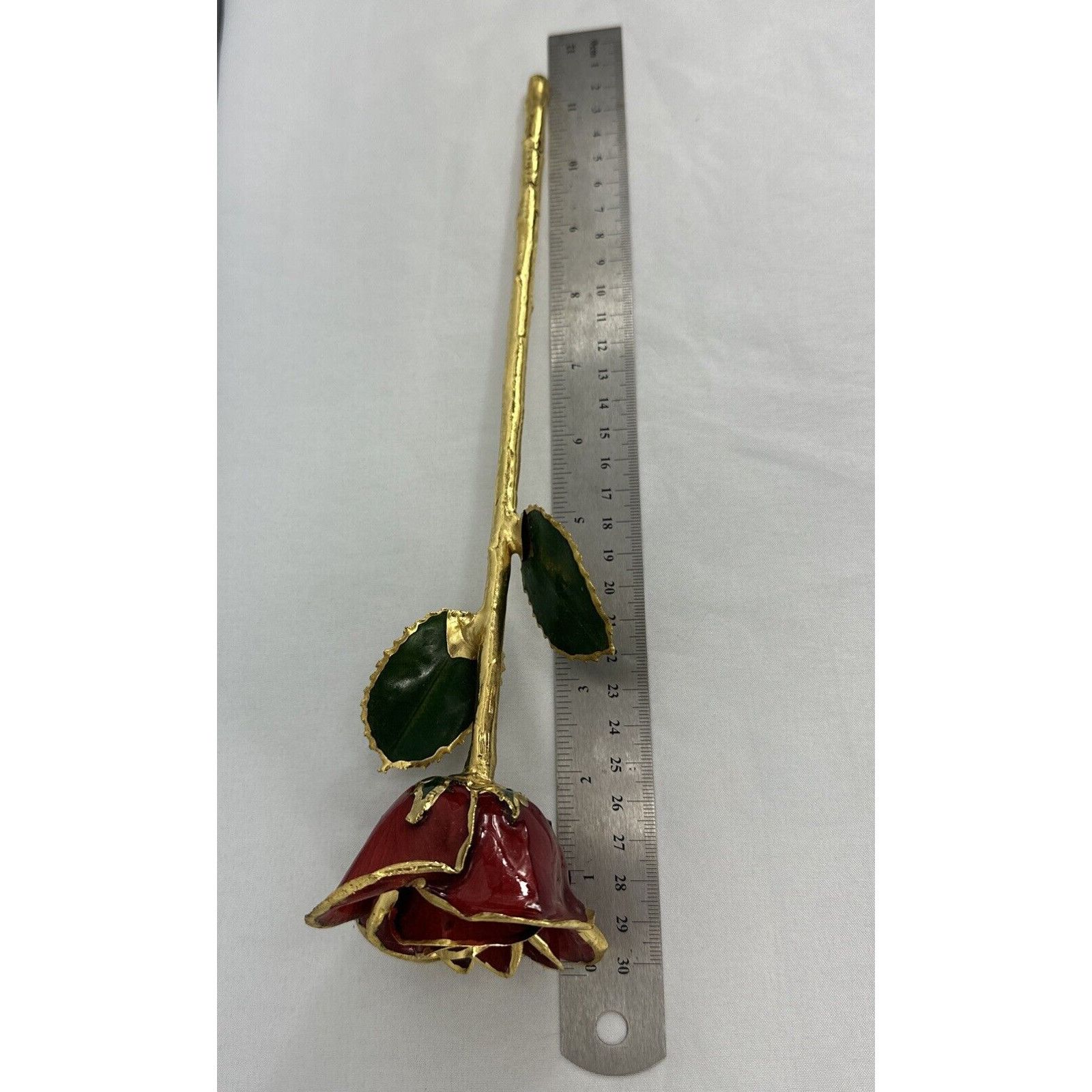 Other 24K Gold Real Rose Dipped in Ruby Lacquered last forever Size ONE SIZE - 8 Thumbnail