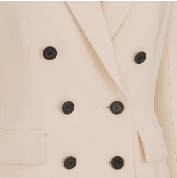 Dior o1w1db10925 441V64 Marlène Jacket in Ecru Size XS / US 0-2 / IT 36-38 - 3 Thumbnail