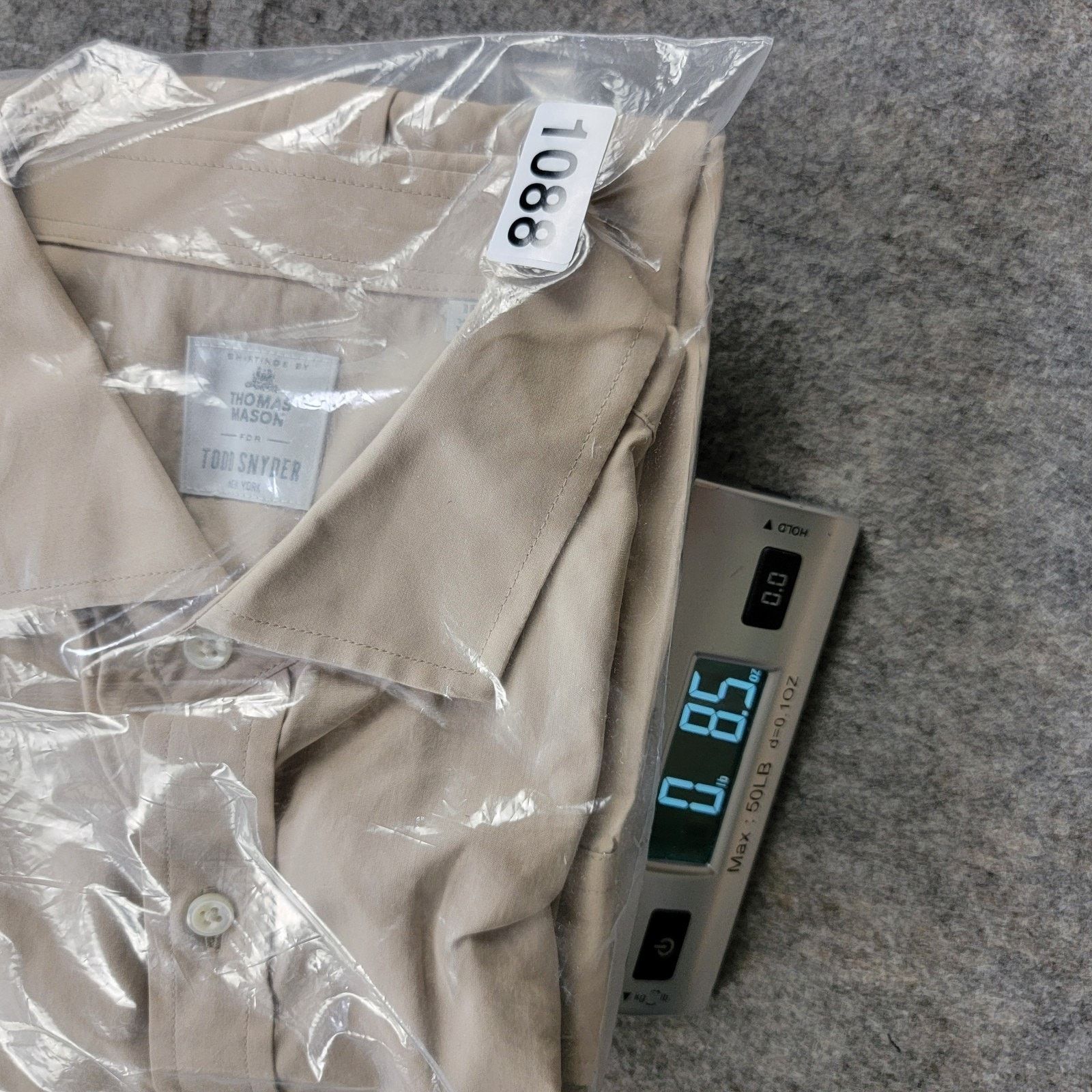 Todd Snyder Thomas Mason x Todd Snyder Button Up Dress Shirt 18.5 Cream Size US XL / EU 56 / 4 - 11 Thumbnail