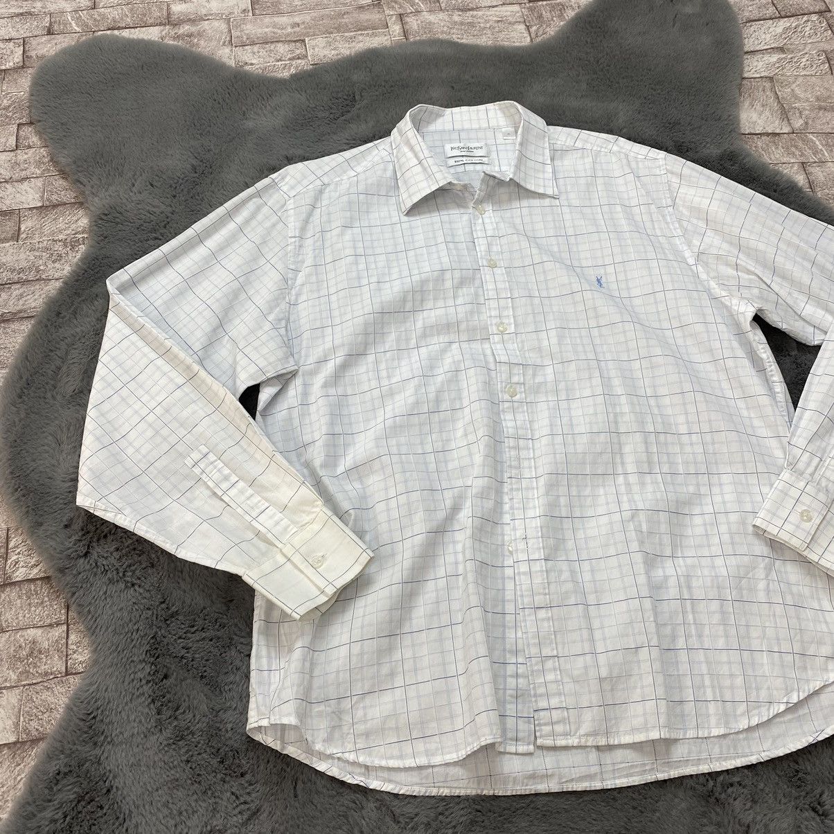 Vintage × Yves Saint Laurent Yves Saint Laurent Shirt Long Sleeve Xl Vintage Size US XL / EU 56 / 4 - 5 Thumbnail