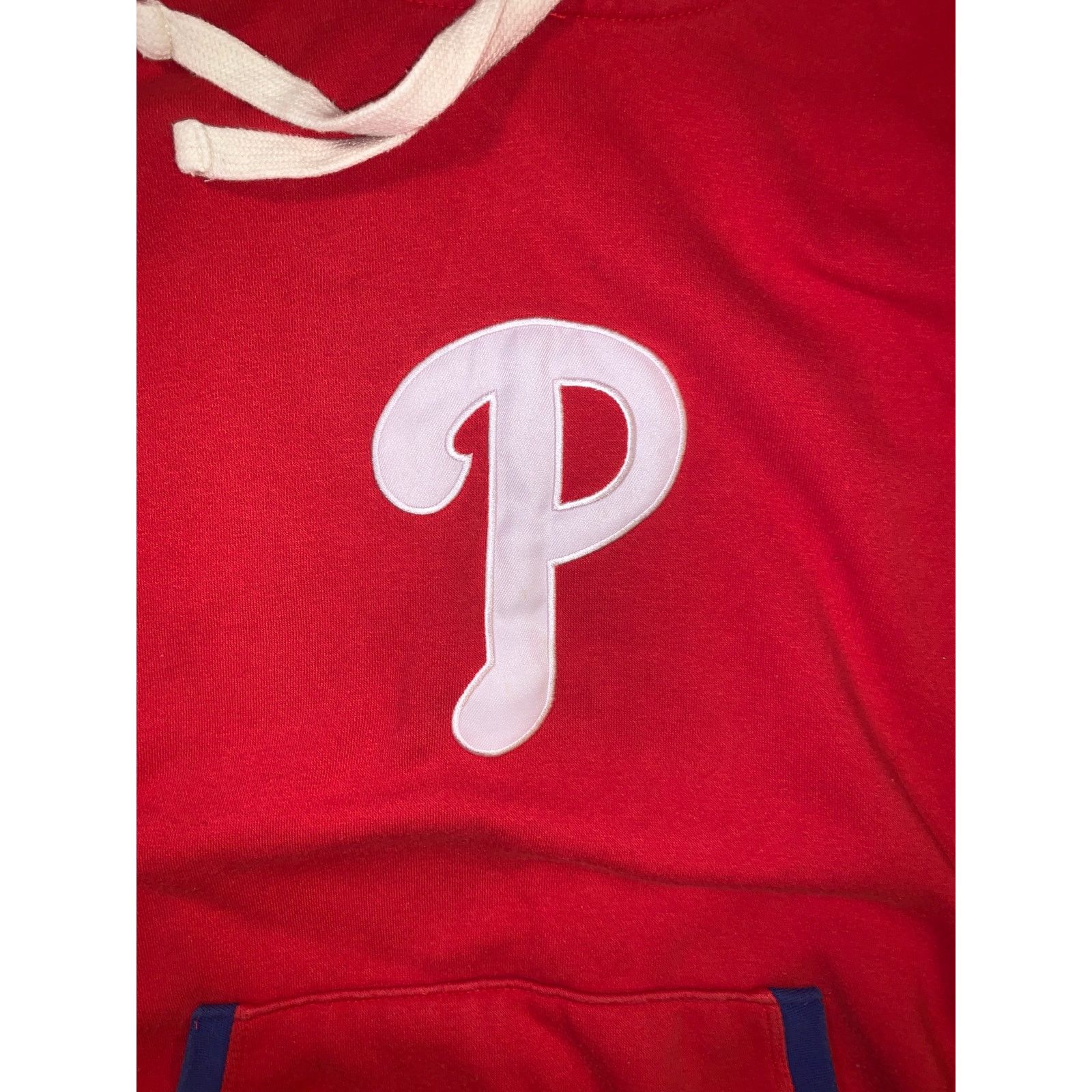 MLB Philadelphia Phillies Hoodie Red Genuine MLB Pullover L XL Size US XL / EU 56 / 4 - 4 Thumbnail