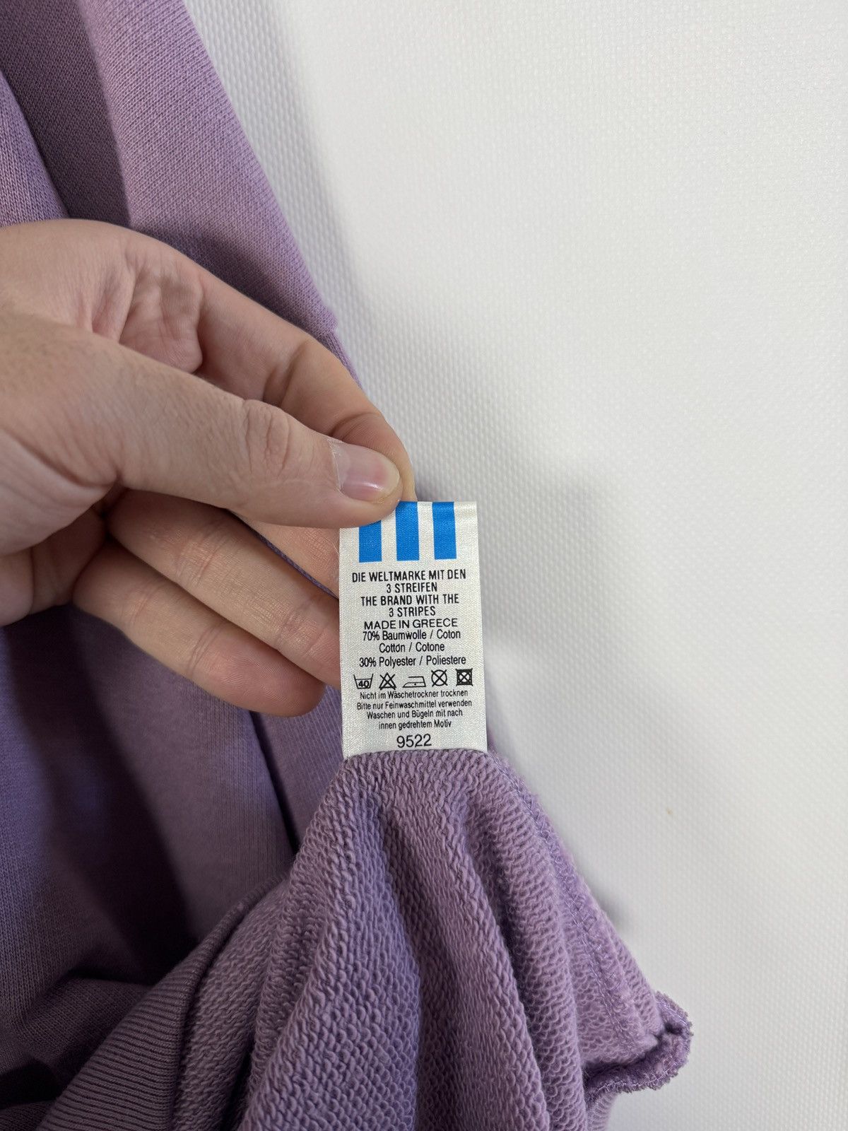 Adidas Adidas Vintage Purple Hoodie 90s Retro Sweatshirt Size M/L Size US L / EU 52-54 / 3 - 12 Thumbnail