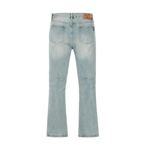 VIBE distressed punk flared ripped jeans Size US 34 / EU 50 - 2 Thumbnail