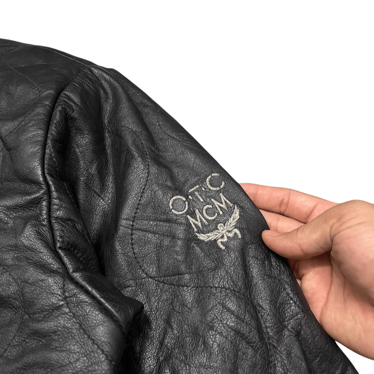 MCM Vintage MCM OTC Leather Jacket Size US M / EU 48-50 / 2 - 7 Thumbnail