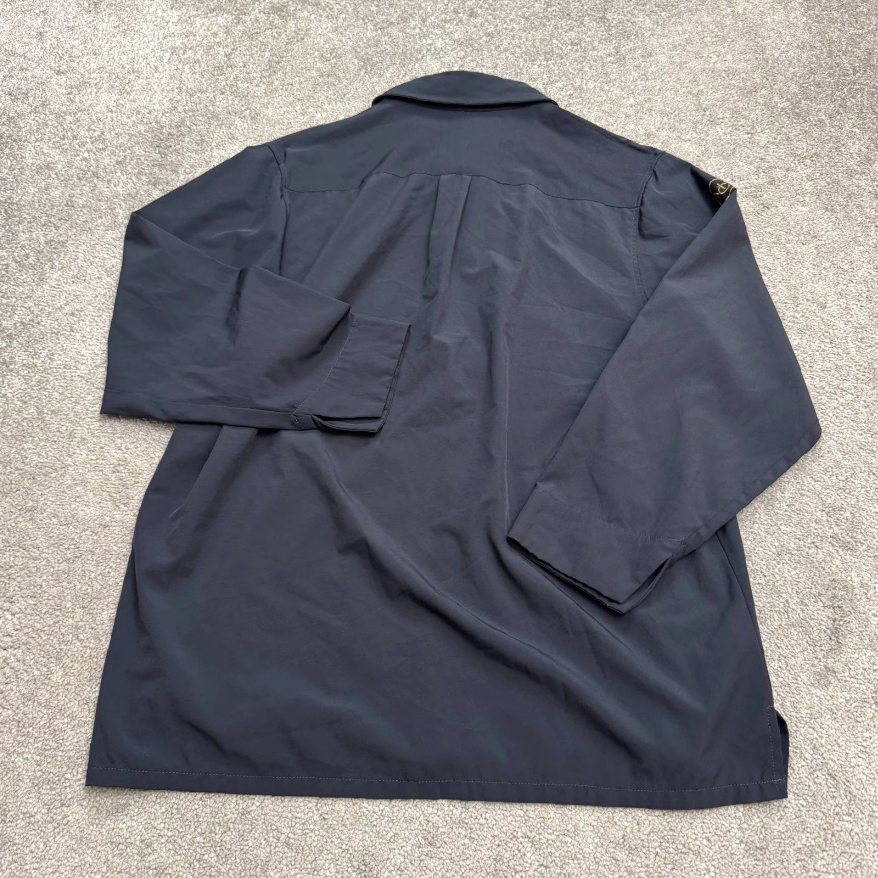 Vintage Mondetta Commuter Button-Down Shirt Mens Medium Navy Blue Pocket Stretch Classic Size US M / EU 48-50 / 2 - 2 Thumbnail