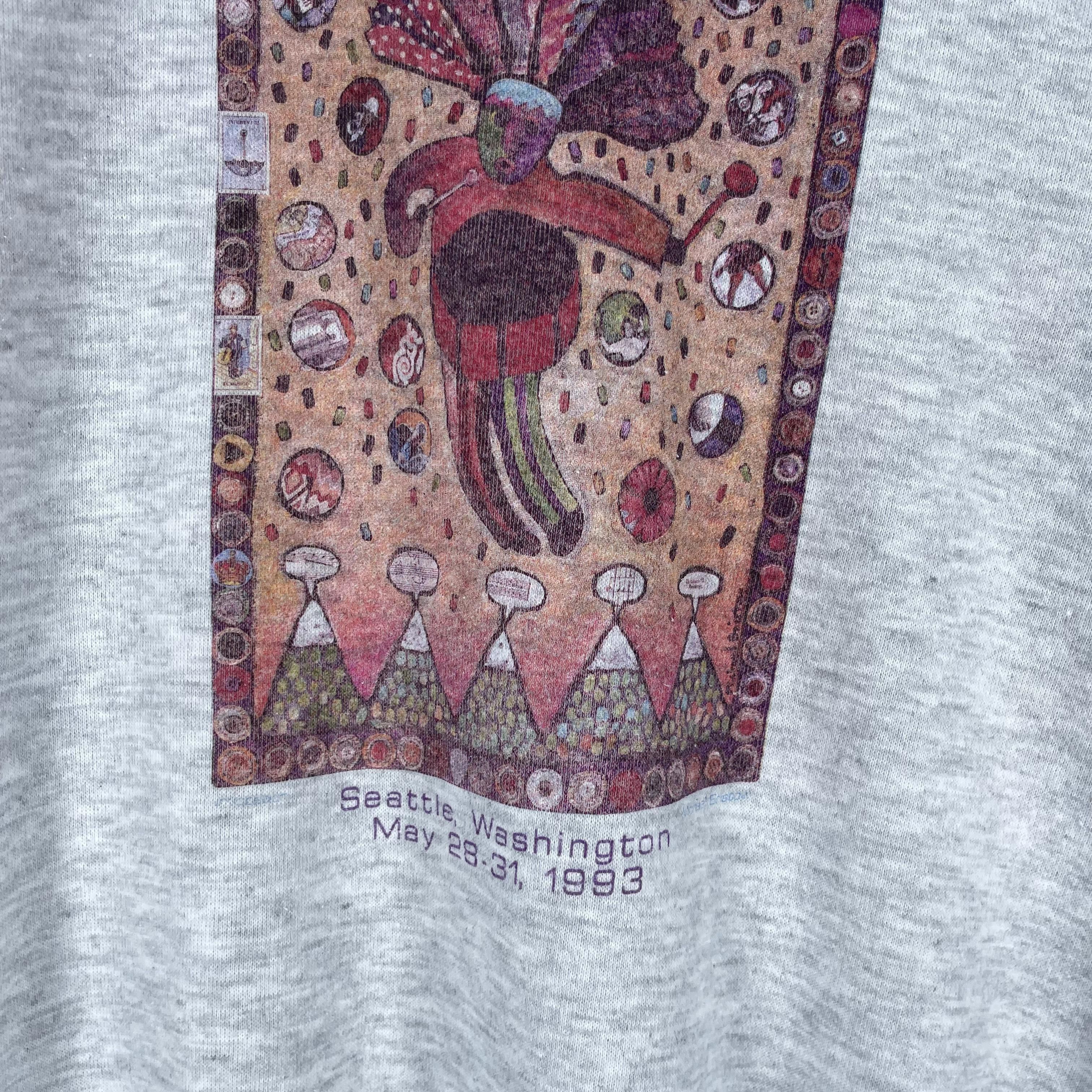 Vintage Vintage 90s NORTHWEST FOLKLIFE Festival Printed Sweatshirt Size US M / EU 48-50 / 2 - 3 Thumbnail