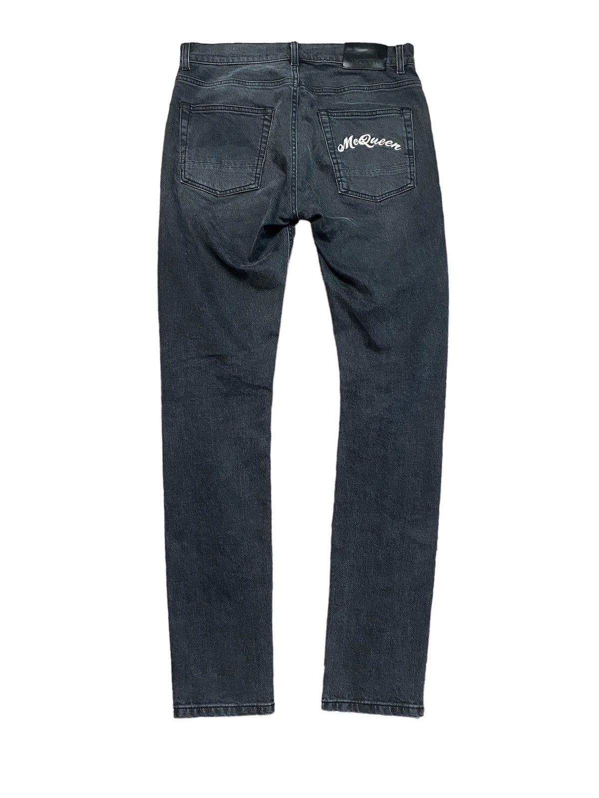 Alexander McQueen Black Skinny Jeans Pants