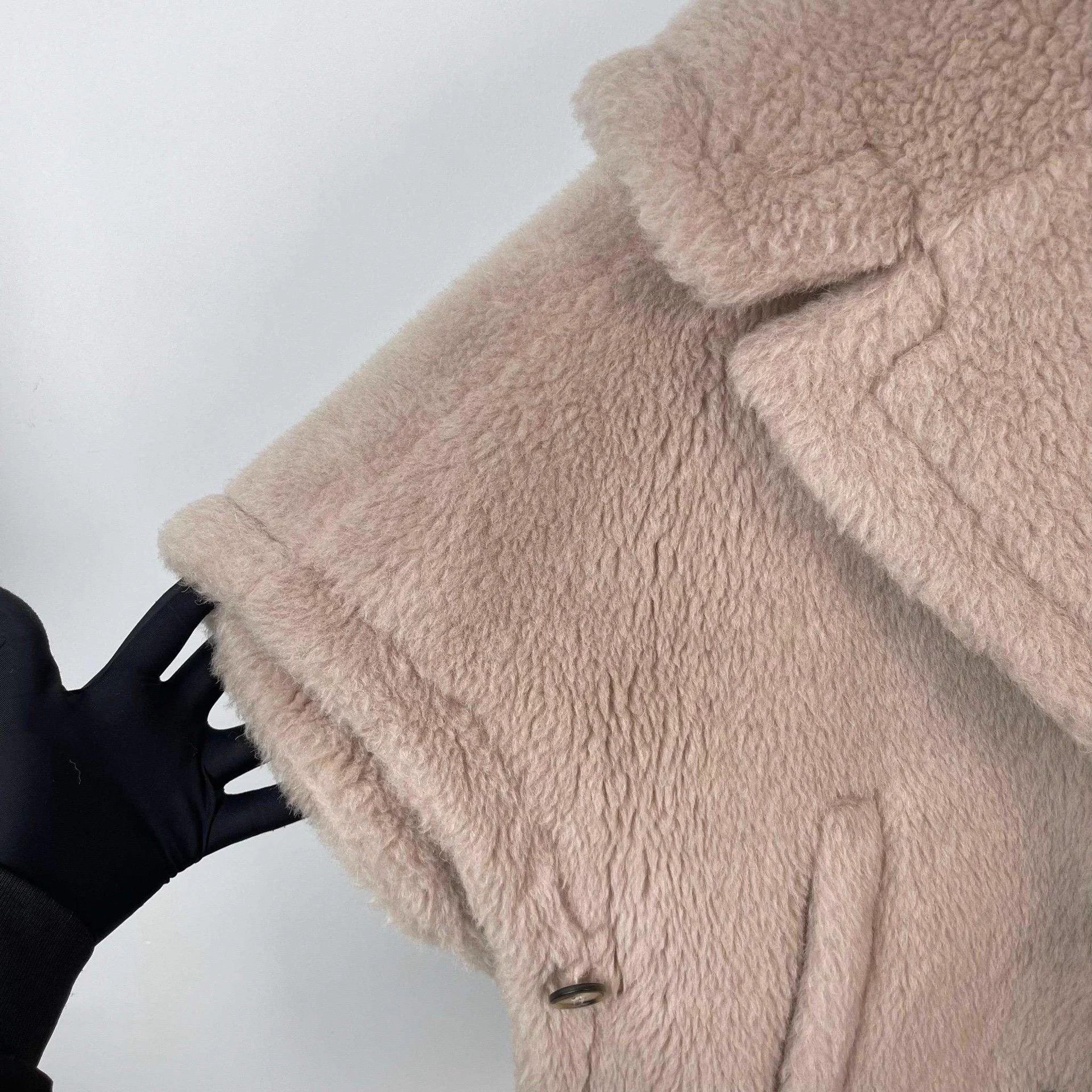 Max Mara Max Mara Teddy Bear Cape Short Coat 165/88A Size M / US 6-8 / IT 42-44 - 7 Thumbnail