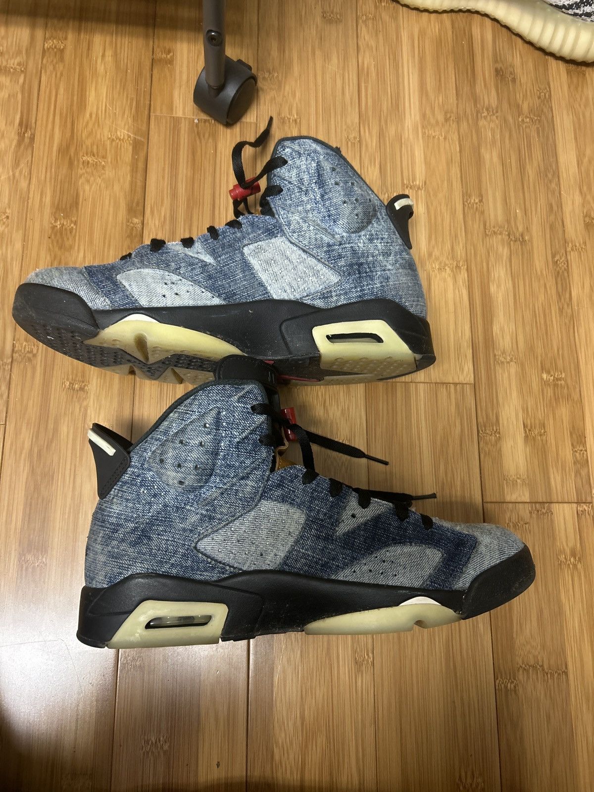 Jordan Brand Jordan 6 washed denim Size US 10.5 / EU 43-44 - 2 Thumbnail