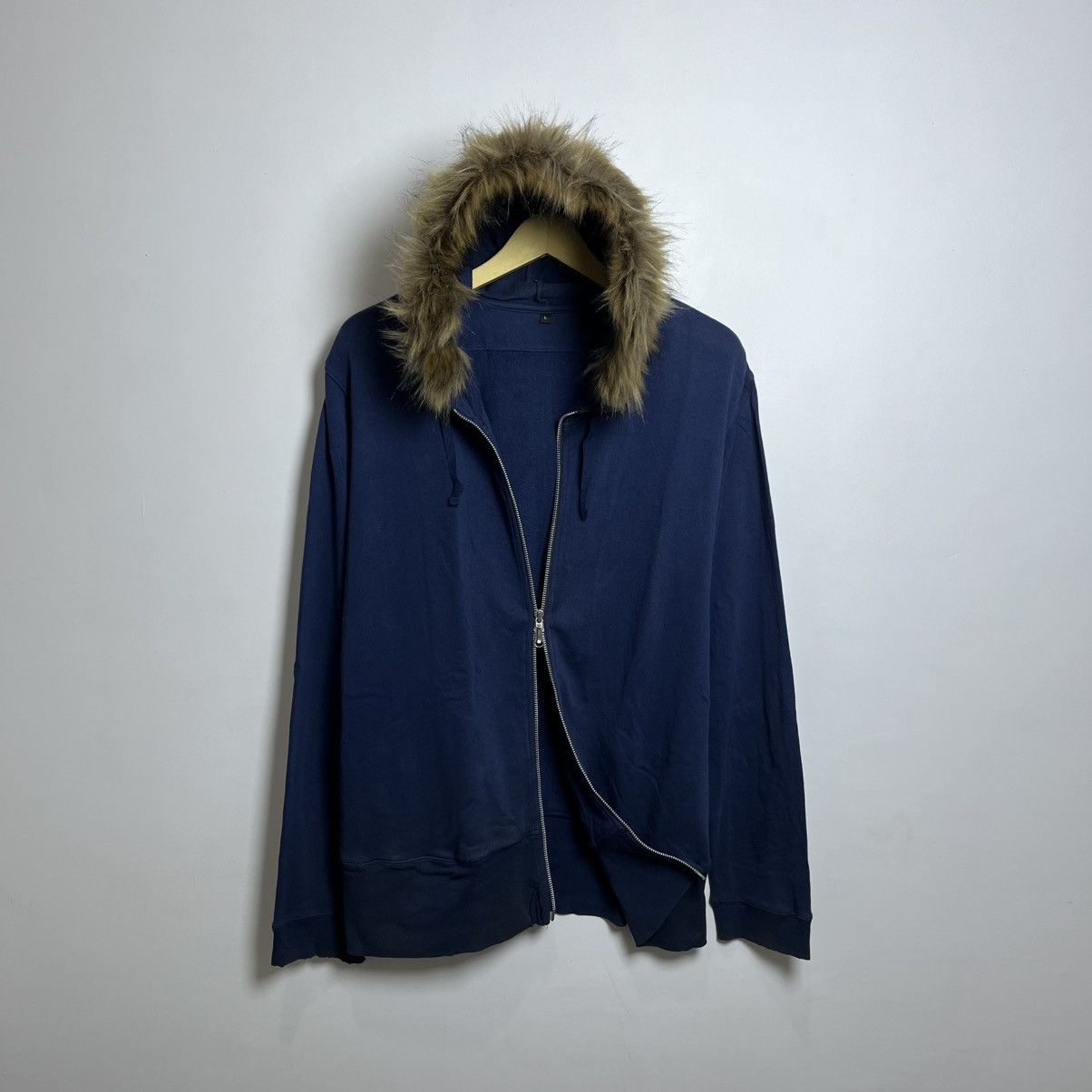 Hysteric Glamour Faux Fur Double Zip Hoodie Distressed Japan LGB Style Size US L / EU 52-54 / 3 - 2 Thumbnail