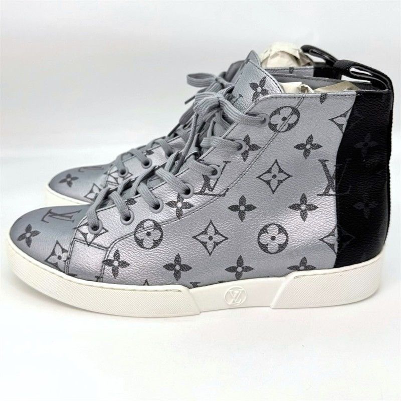Louis Vuitton Louis Vuitton Monogram Match Up High Top Sneakers US 7 Size US 7 / IT 37 - 8 Thumbnail