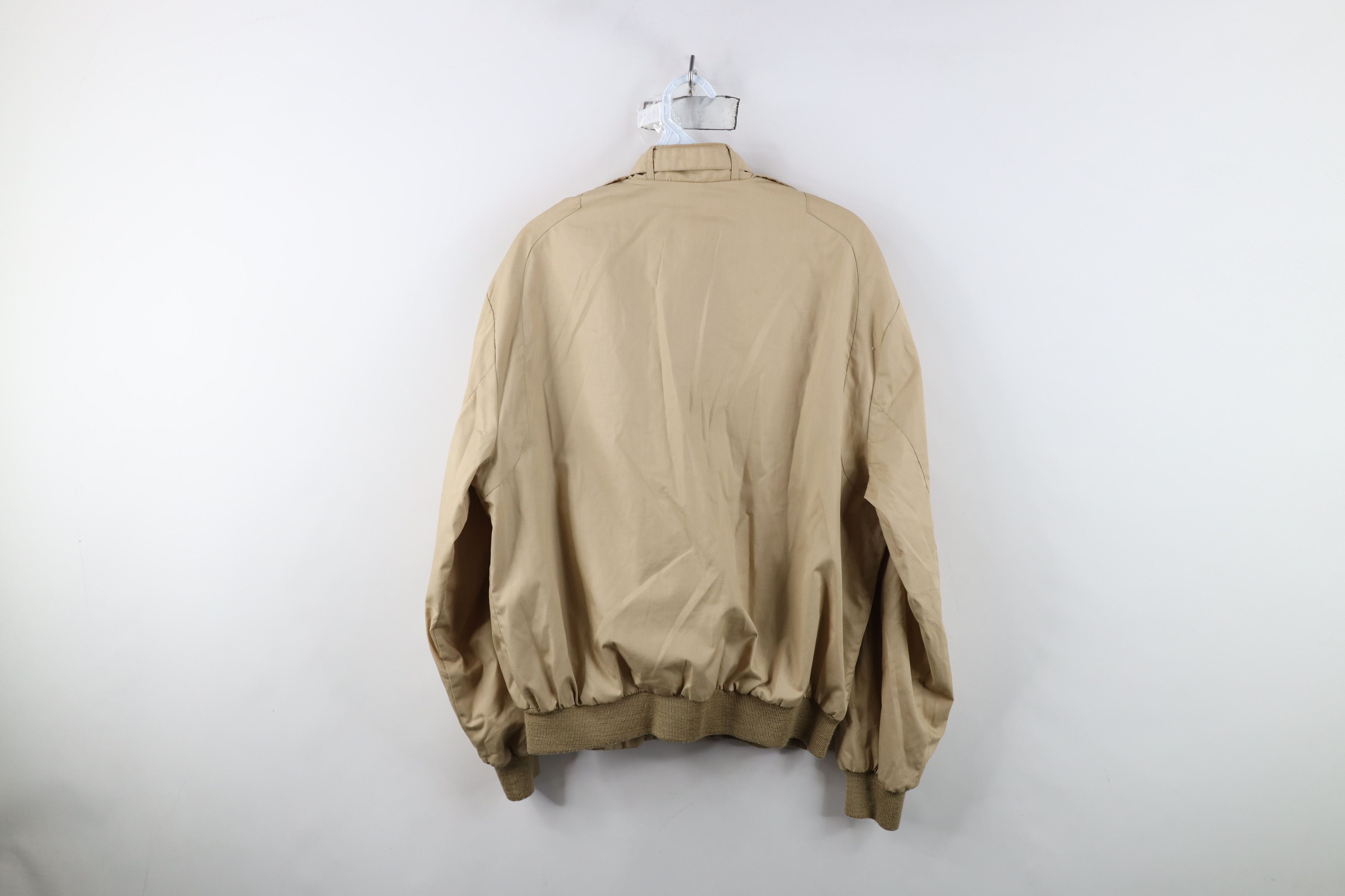Vintage Vintage 70s 80s Streetwear Cafe Racer Bomber Jacket Beige Size US L / EU 52-54 / 3 - 14 Thumbnail
