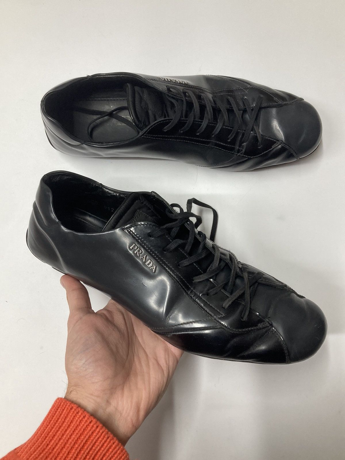 Prada Vintage Avant Garde Prada leather trainers Size US 7.5 / EU 40-41 - 1 Thumbnail