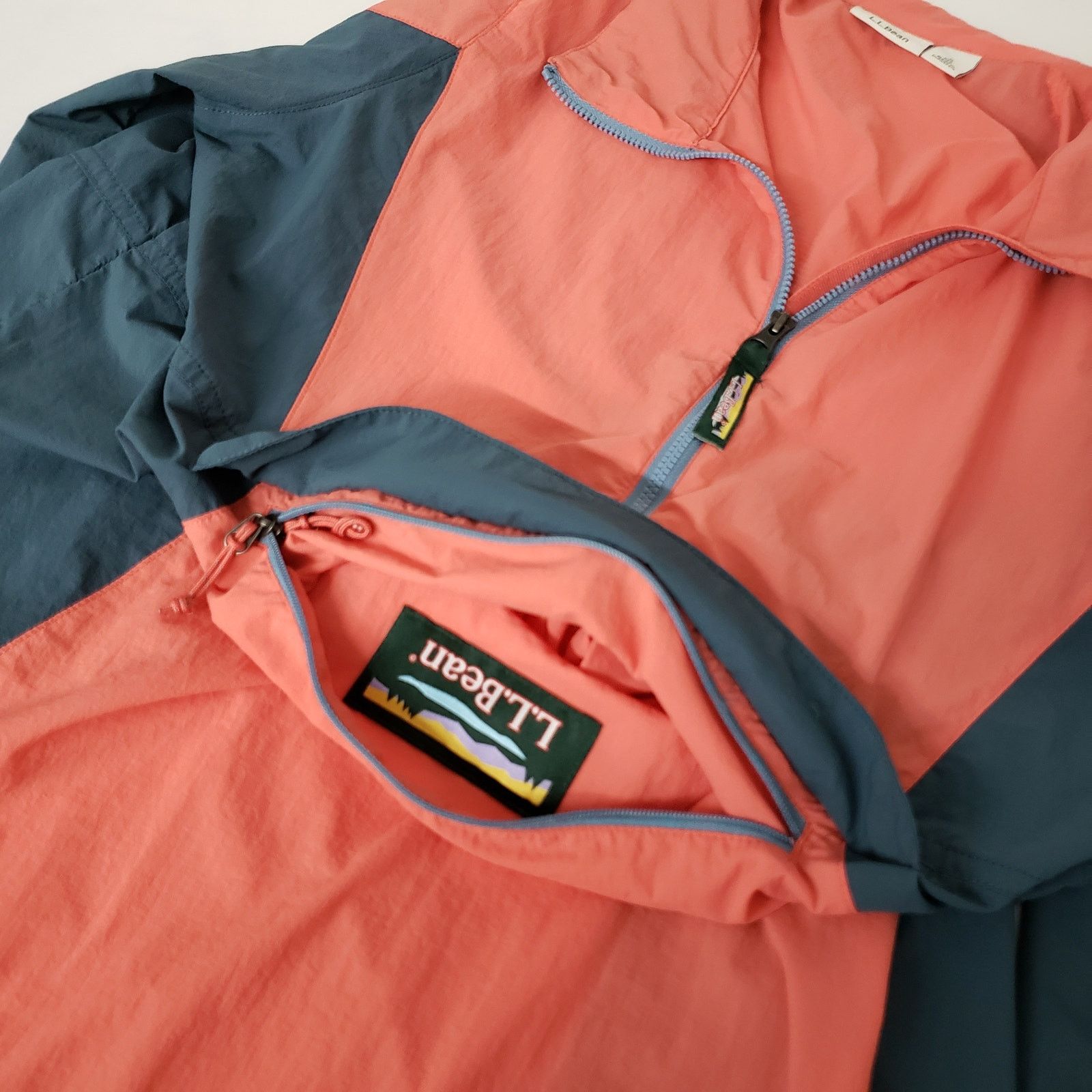 L.L. Bean LL Bean Stowaway Windbreaker Colorblock Packable S Half zip Size S / US 4 / IT 40 - 5 Thumbnail
